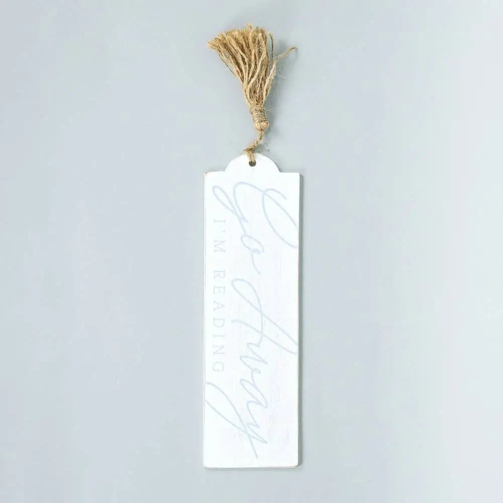 Wood Bookmark - Go Away I’m Reading - Adams & Co.
