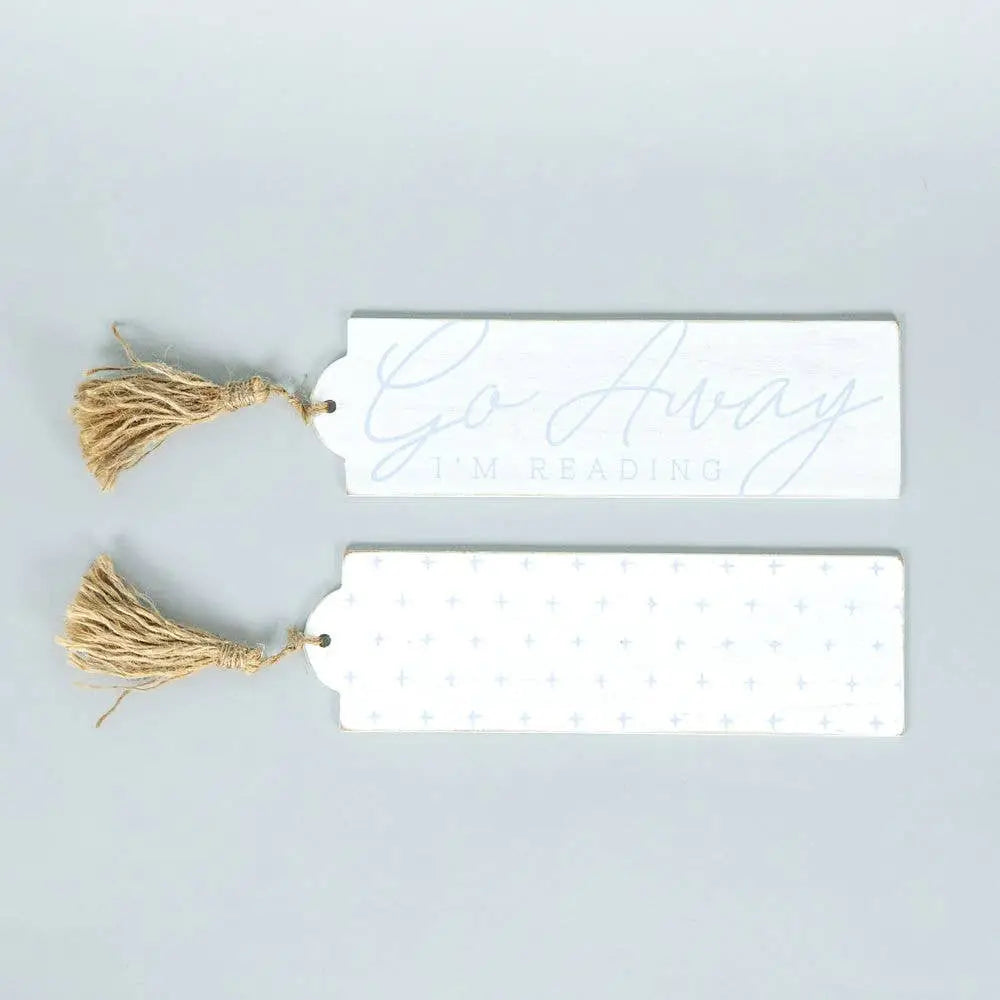 Wood Bookmark - Go Away I’m Reading - Adams & Co.