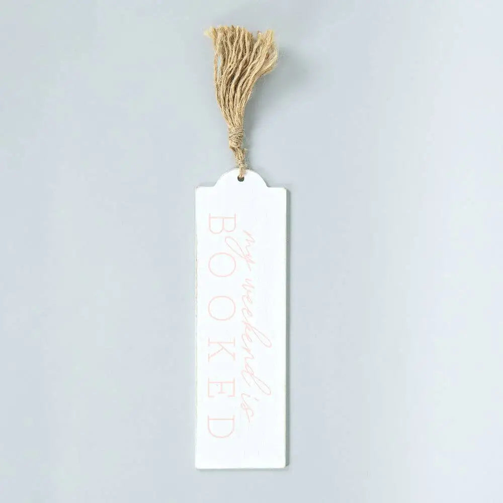 Wood Bookmark - My Weekend is Booked - Adams & Co.
