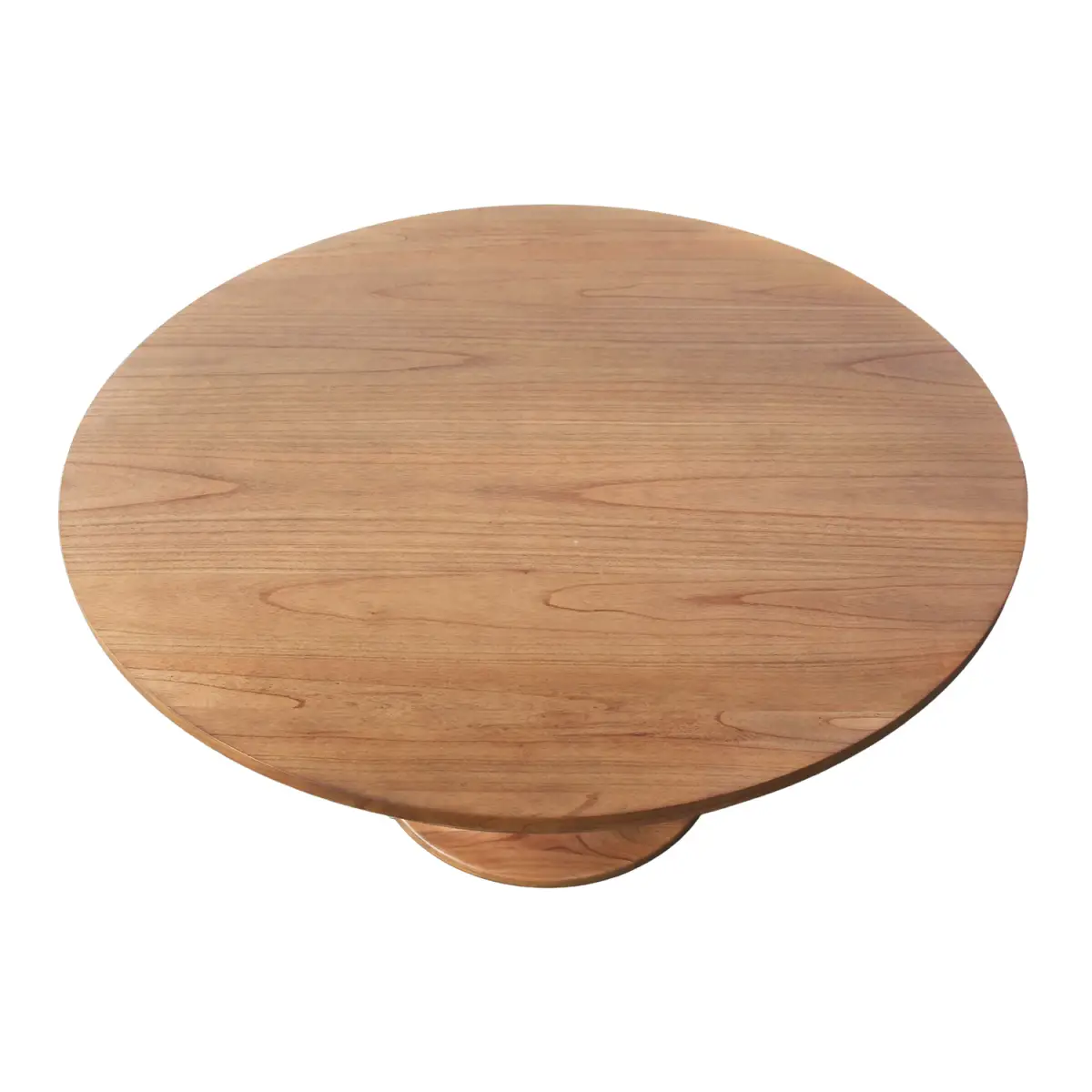 Wood Pedestal Table - Golden Oak - 55’’ - Ave Home