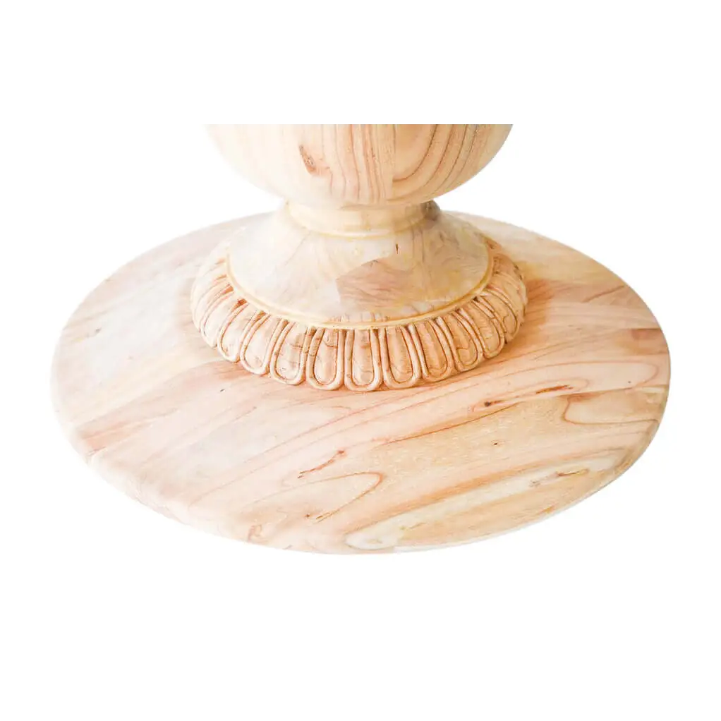 Wood Pedestal Table - Natural - 48’’ - Ave Home