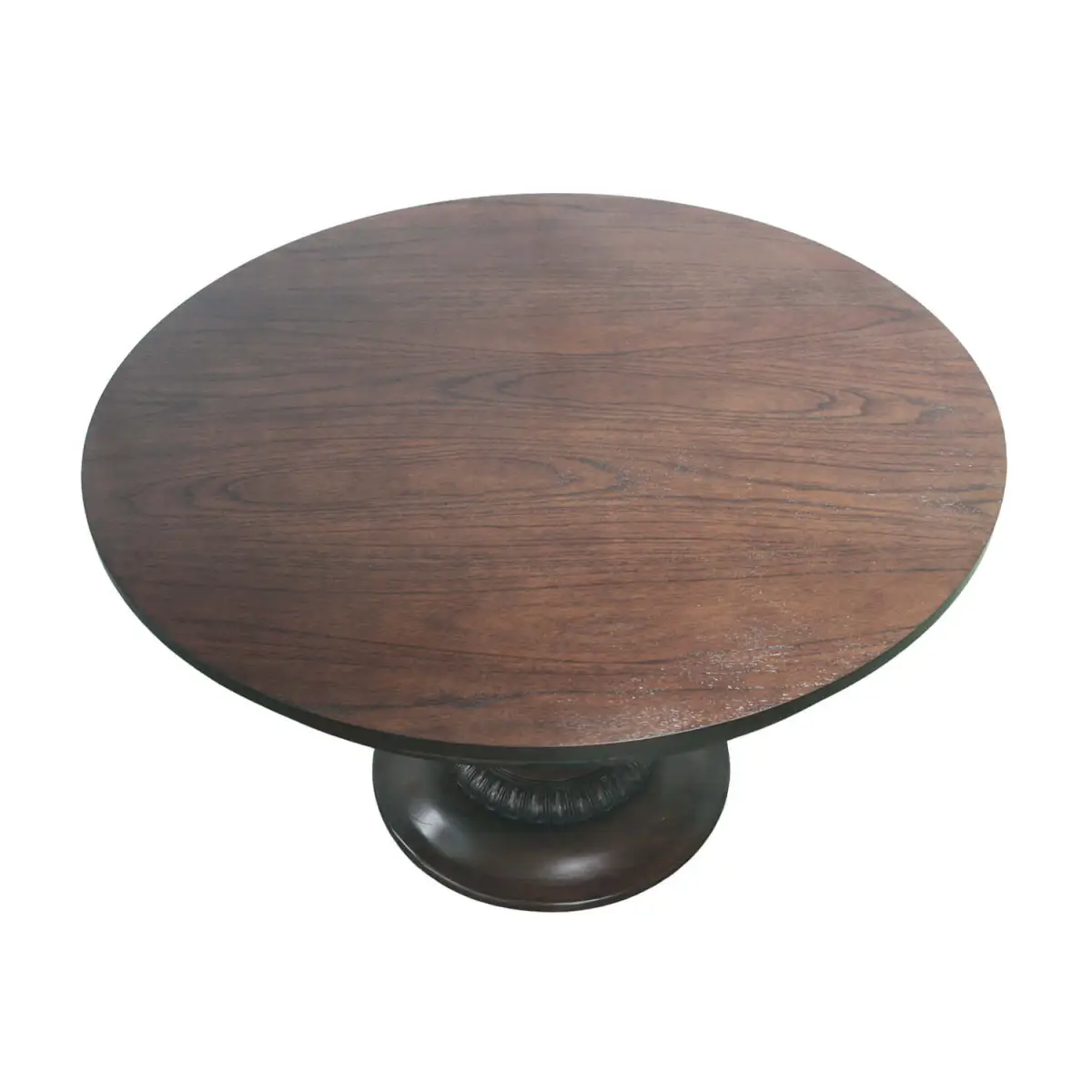 Wood Pedestal Table - Walnut - 48’’ - Ave Home