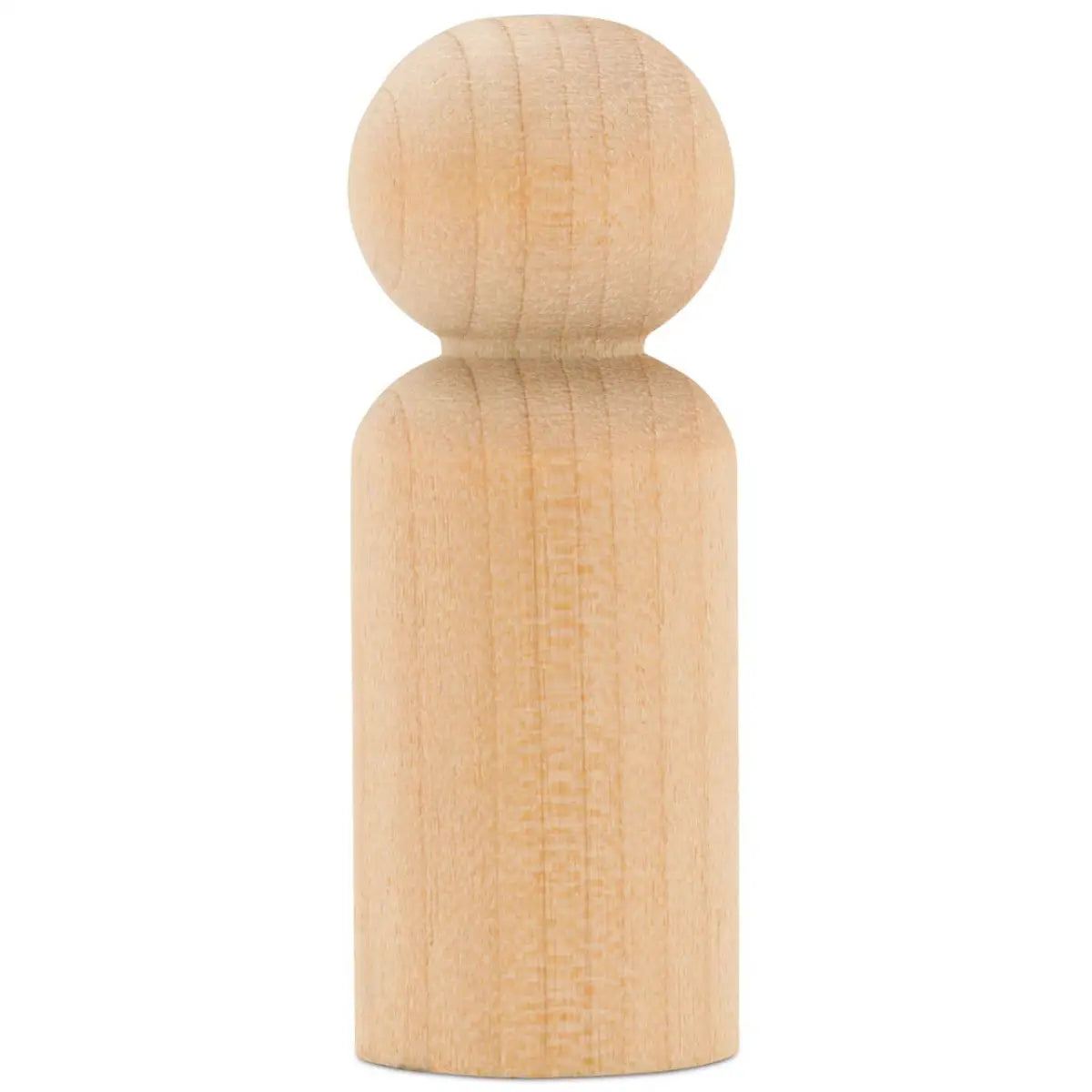 Wood Peg Doll 1-3/4’’ - Woodpeckers Crafts