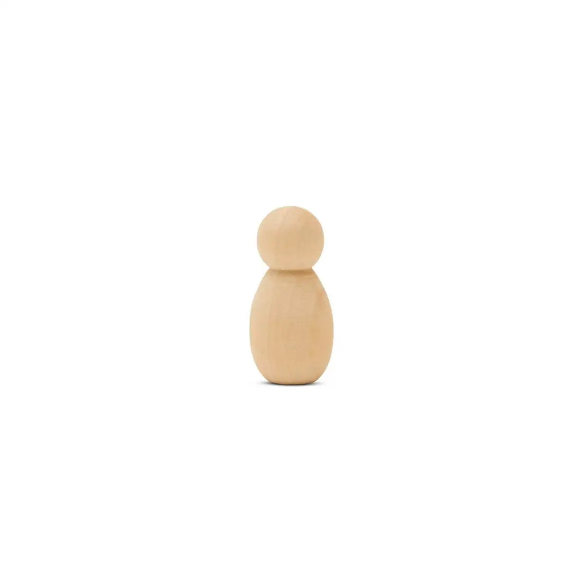 Wood Peg Doll 1-3/4’’ - Woodpeckers Crafts