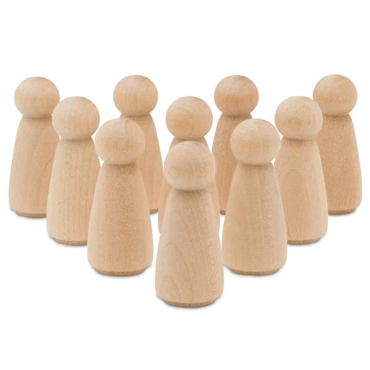 Wood Peg Doll 1-3/4’’ - Woodpeckers Crafts
