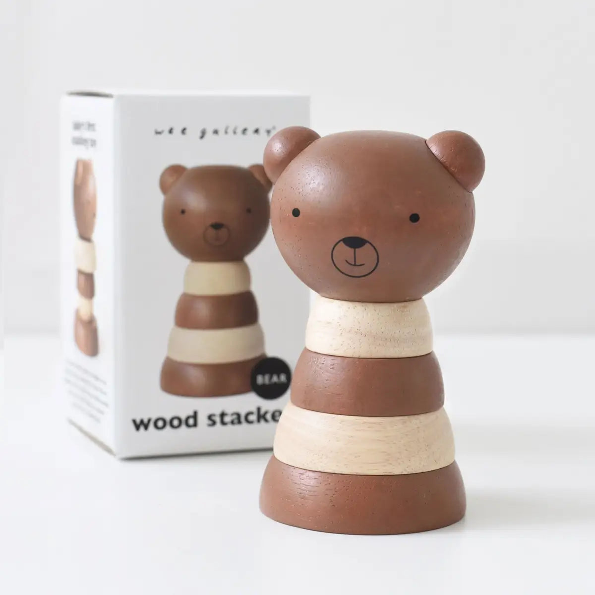 Wood Stacker - Bear - Wee Gallery