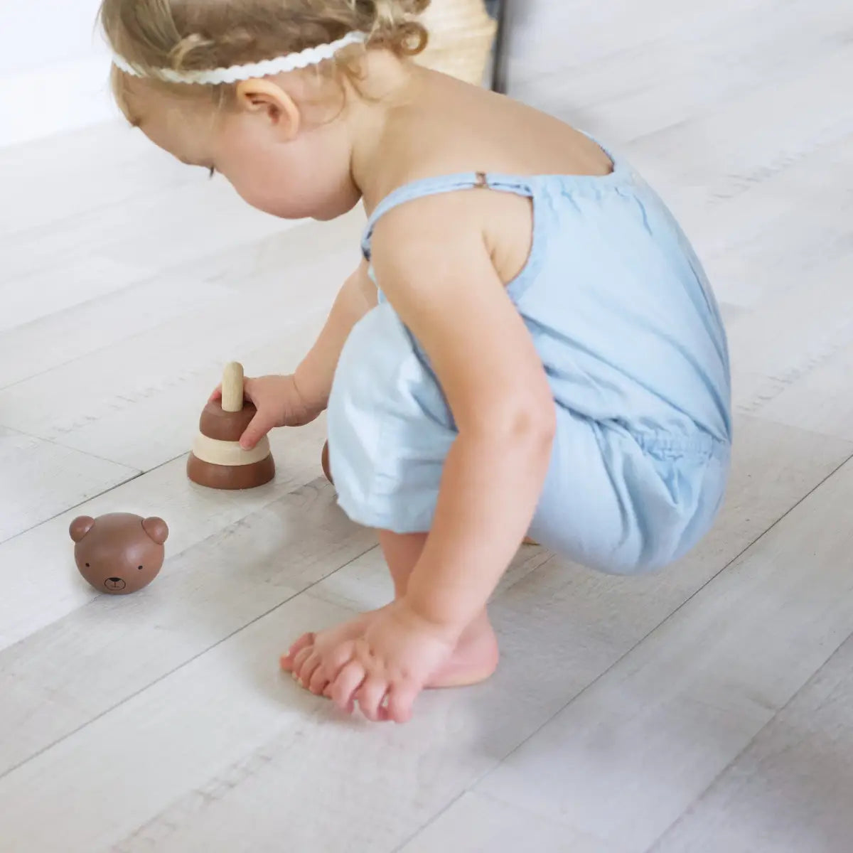 Wood Stacker - Bear - Wee Gallery