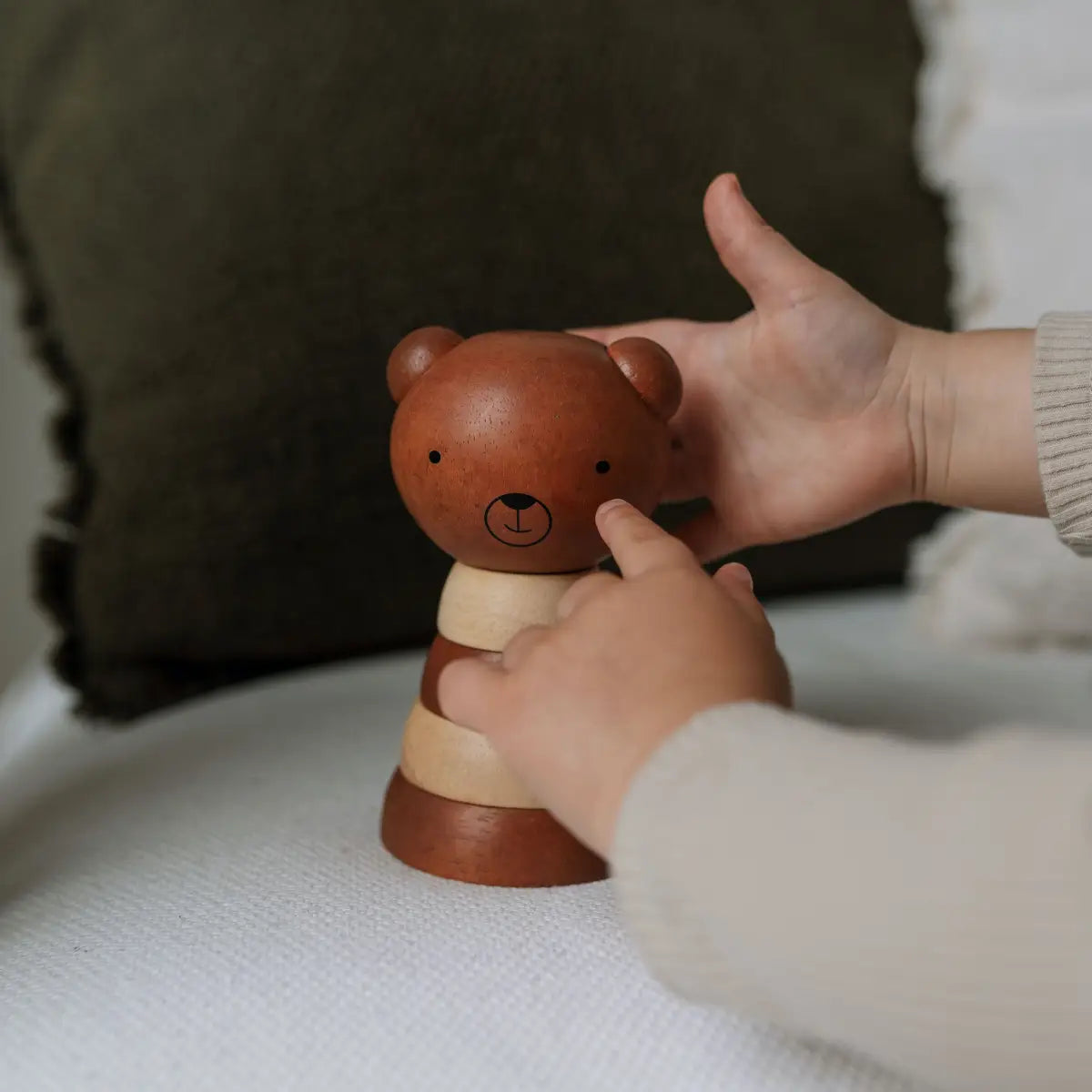 Wood Stacker - Bear - Wee Gallery
