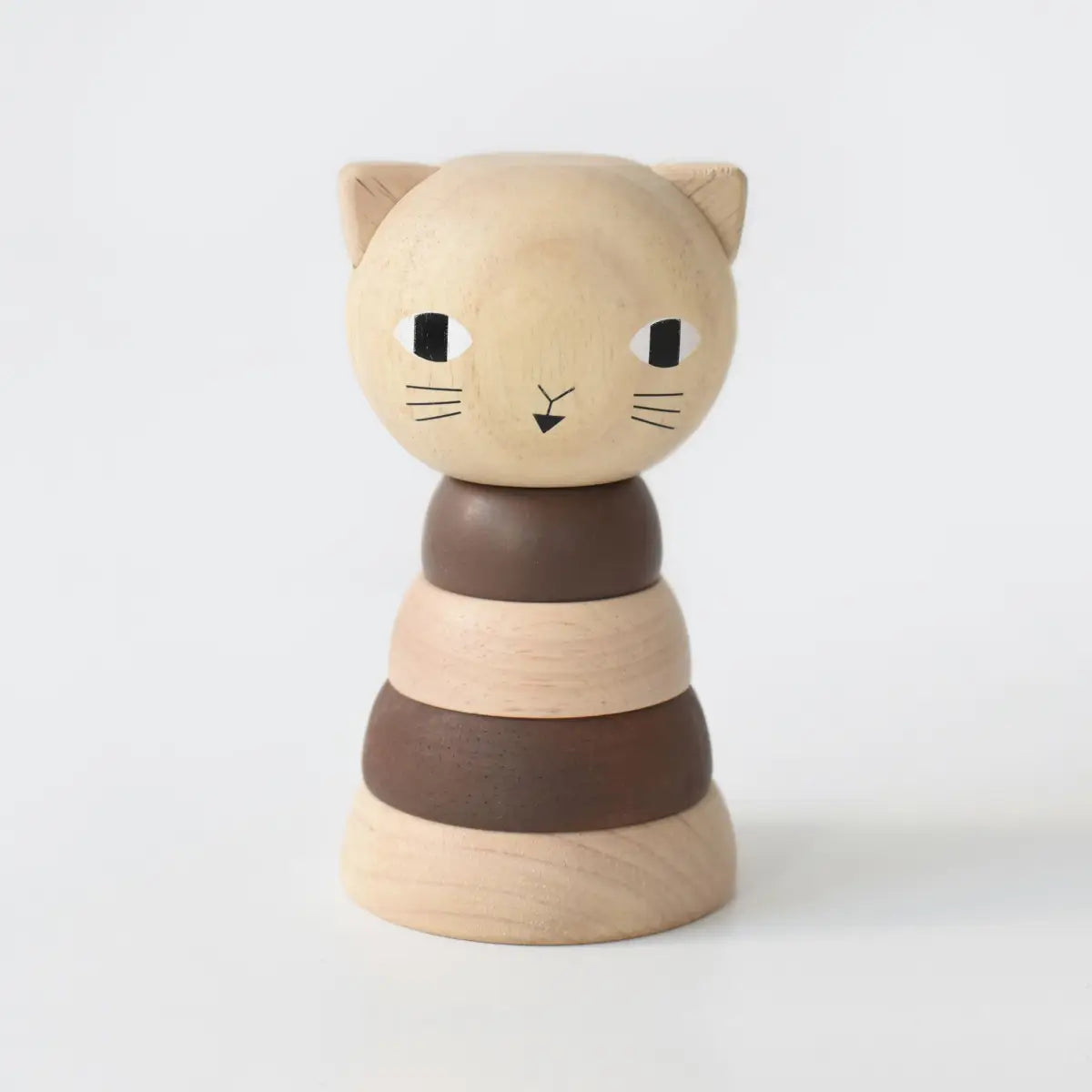 Wood Stacker - Cat - Wee Gallery