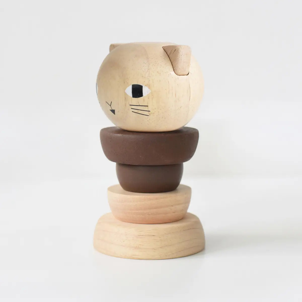 Wood Stacker - Cat - Wee Gallery