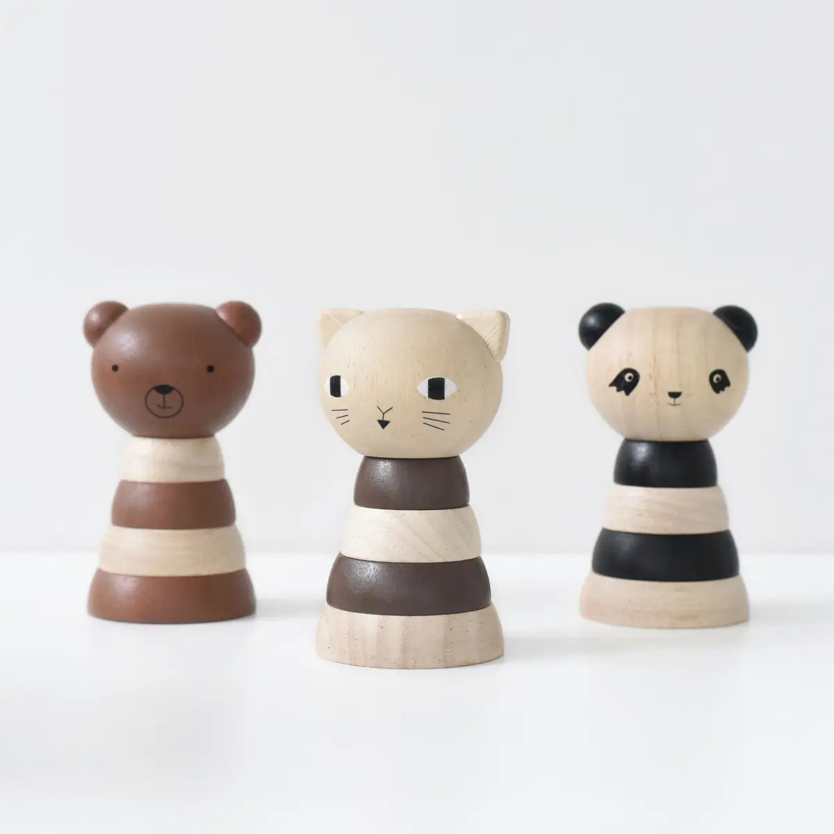 Wood Stacker - Panda - Wee Gallery