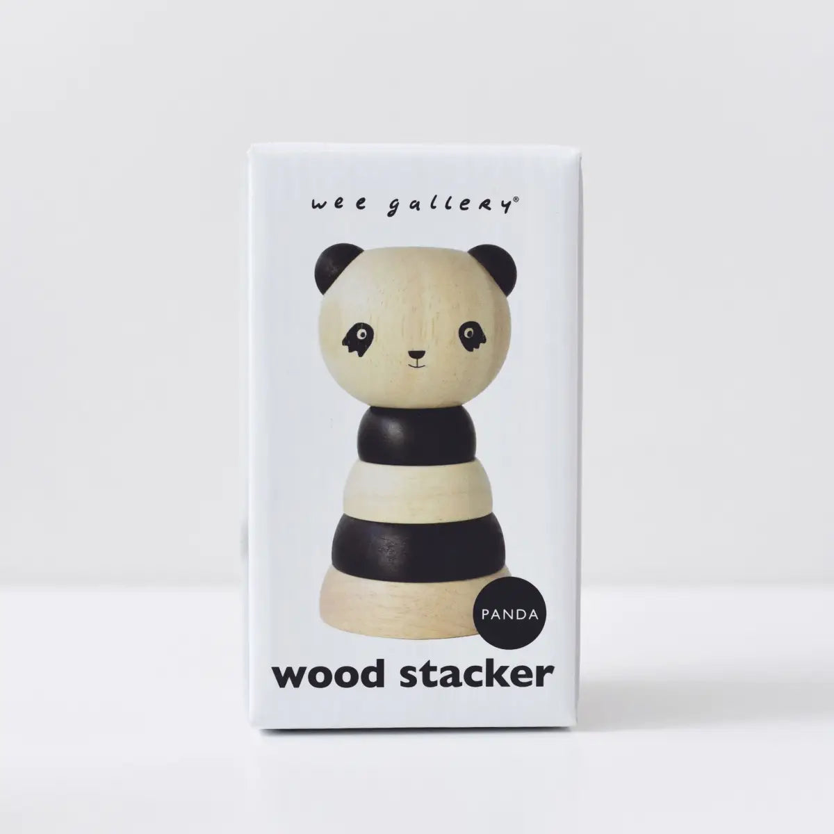 Wood Stacker - Panda - Wee Gallery