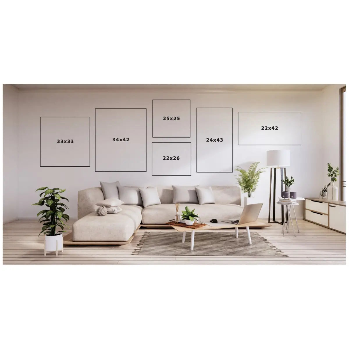 Framed Art Print Set of 3 - Wooded Landscape after 1648 Antonie Waterloo Linen Panel - kateandlaurel