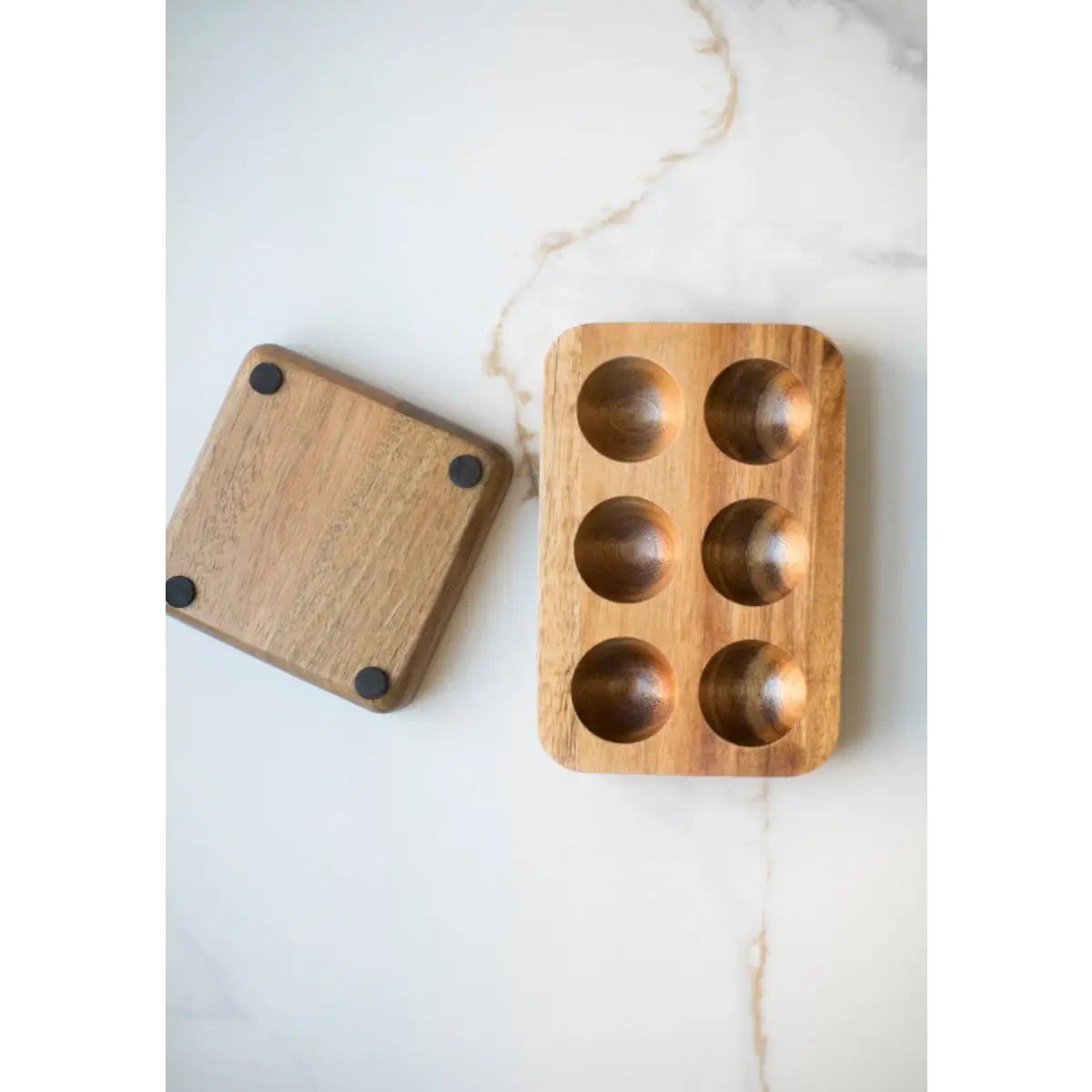 Wooden Egg Holder - 10 holes - Fodory