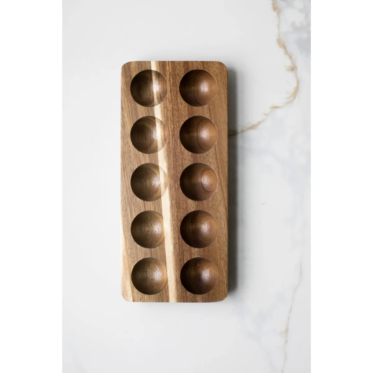 Wooden Egg Holder - 10 holes - Fodory