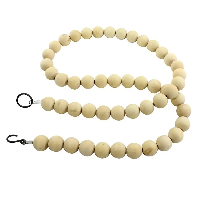 Wooden Sphere Strand - 5 ft. - HomArt