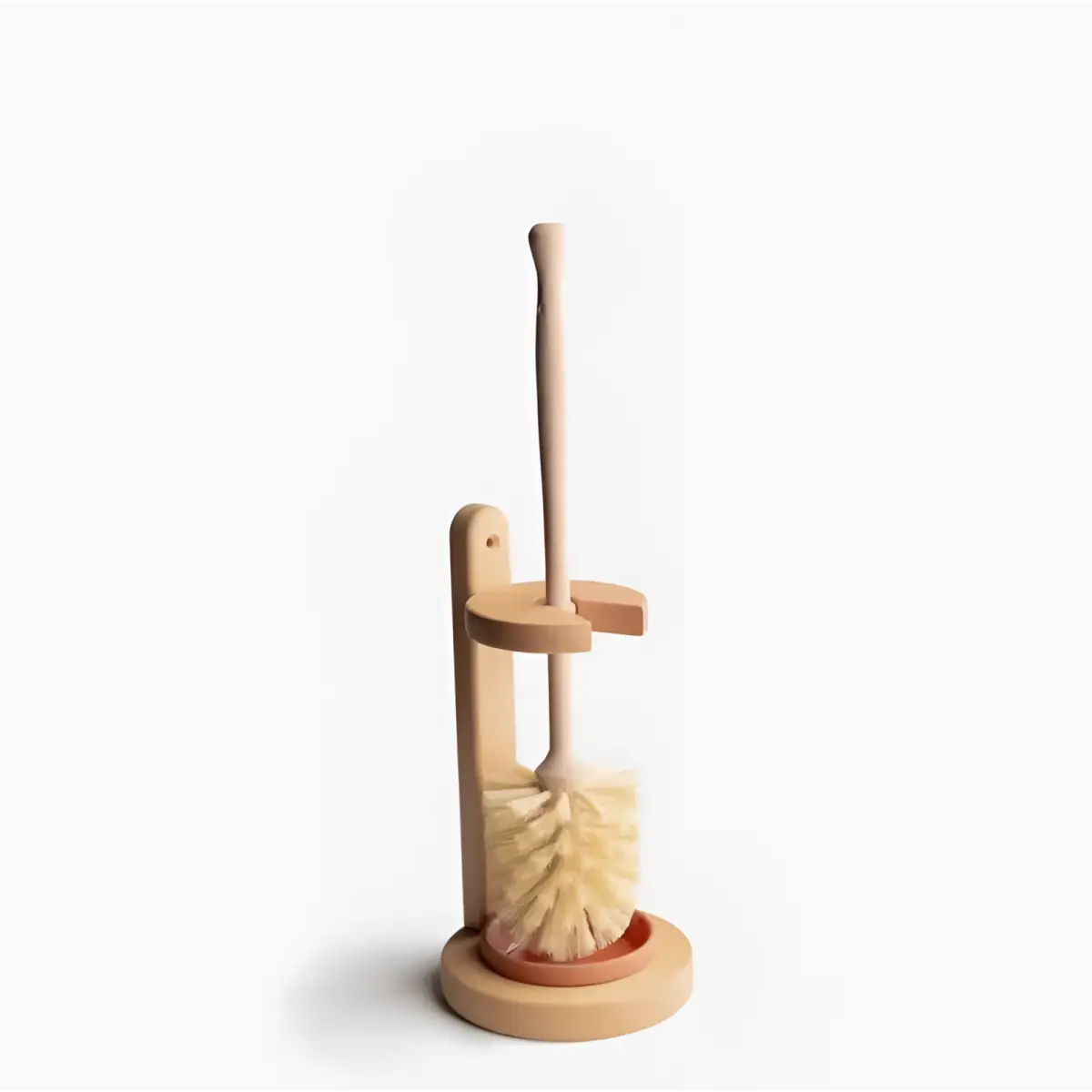 Wooden Toilet Brush Set - Natural Eco-Friendly - includes stand - Smile Boutiques
