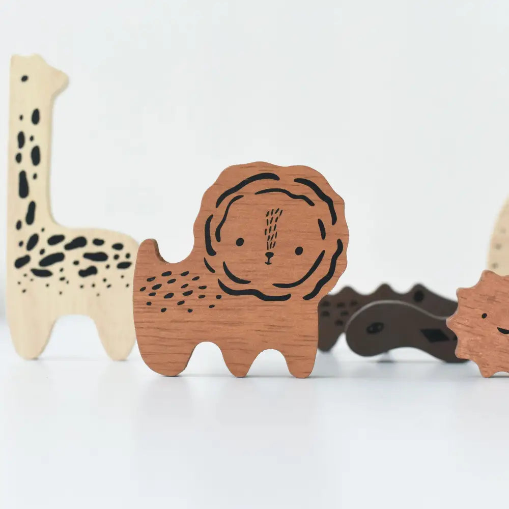 Wooden Tray Puzzle - Safari Animals - Wee Gallery
