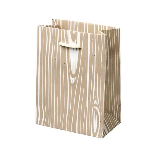 Woodgrain Gift Bag - Small - Paper Source Wholesale