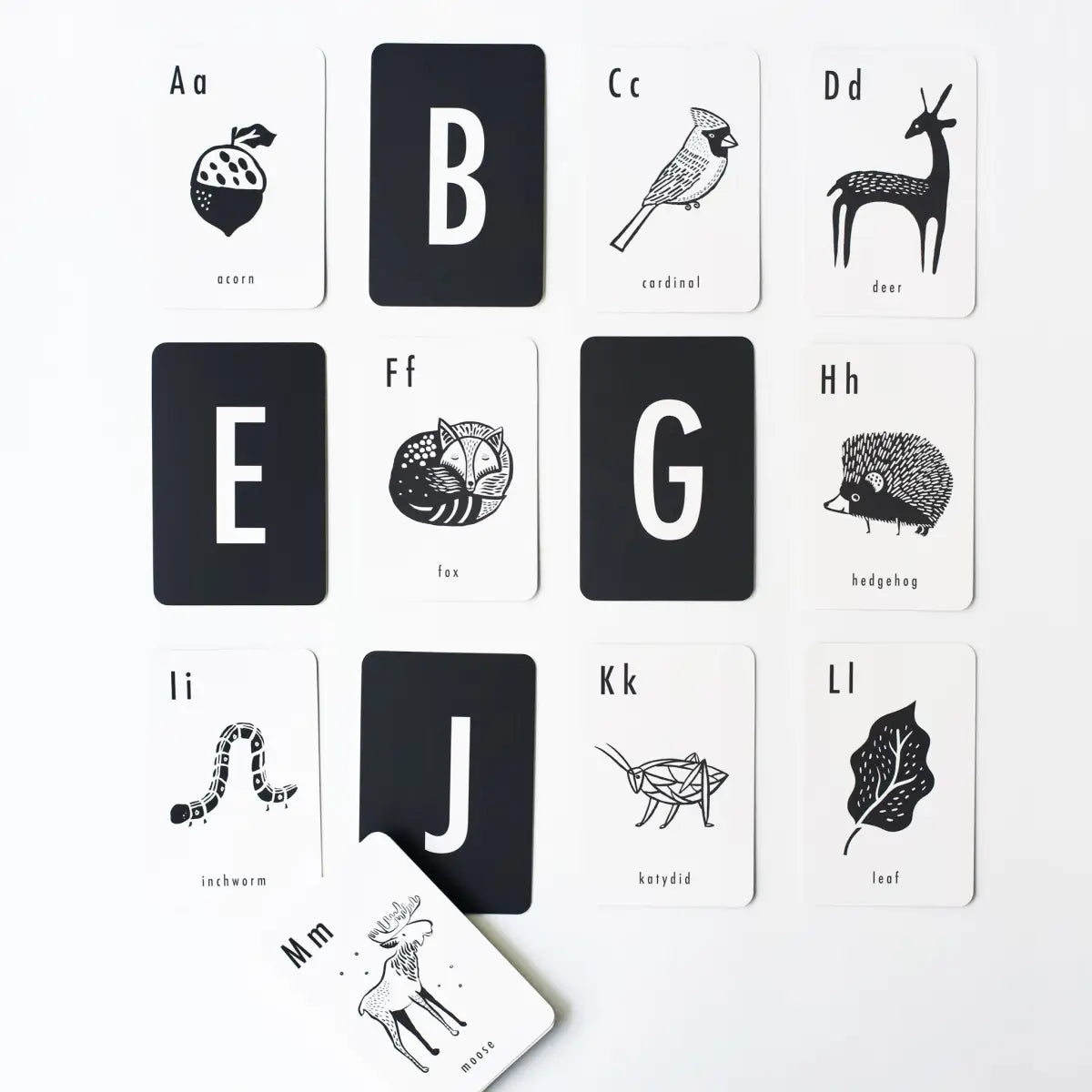 Woodland Alphabet Cards - Wee Gallery