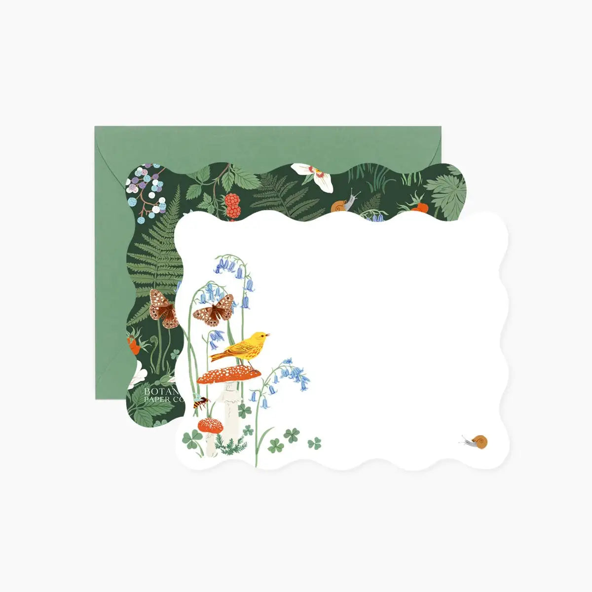 WOODLAND Notecards Set of 4 - Botanica Paper Co.
