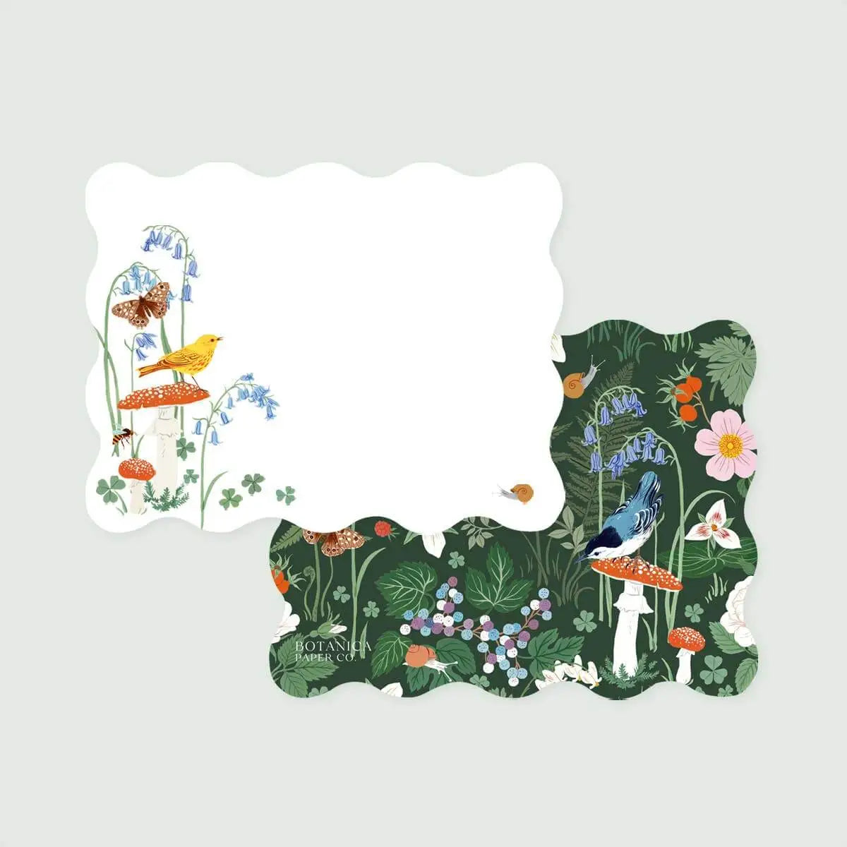 WOODLAND Notecards Set of 4 - Botanica Paper Co.