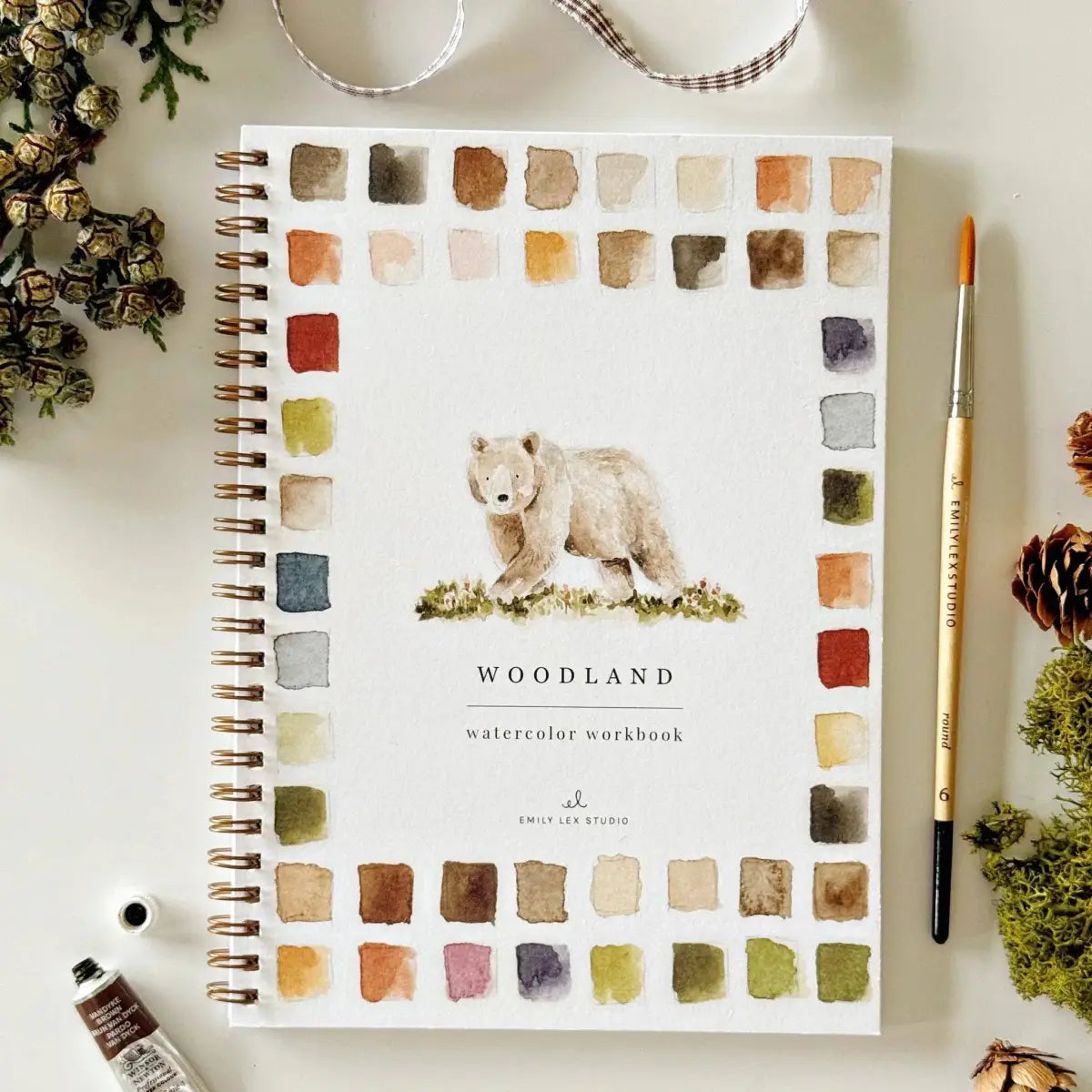 Watercolor Workbook - Woodland - Emily Lex - emily lex studio