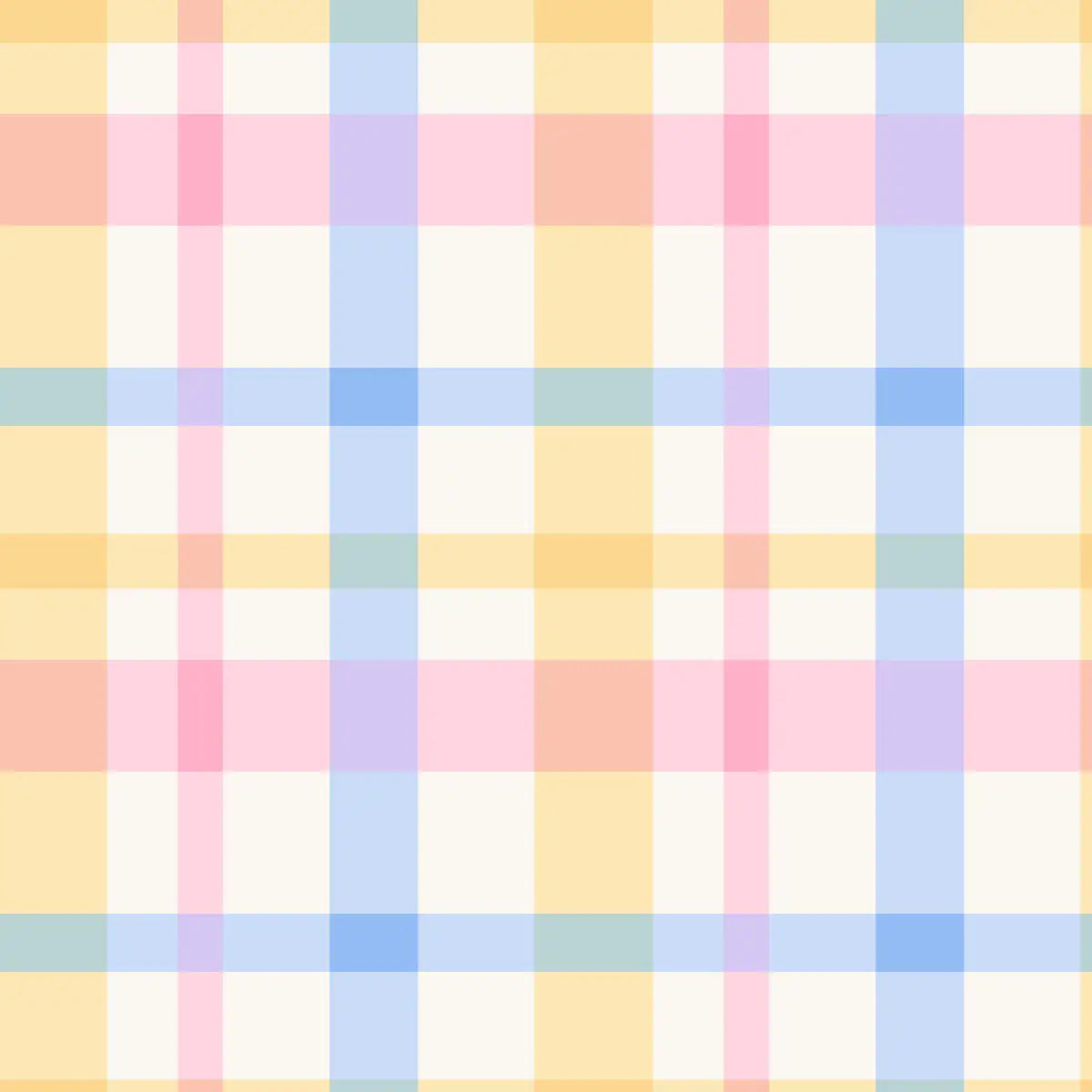 Wylie Wallpaper - Pastel Plaid - Sample 1 foot by 1 foot - Loomwell Home Goods