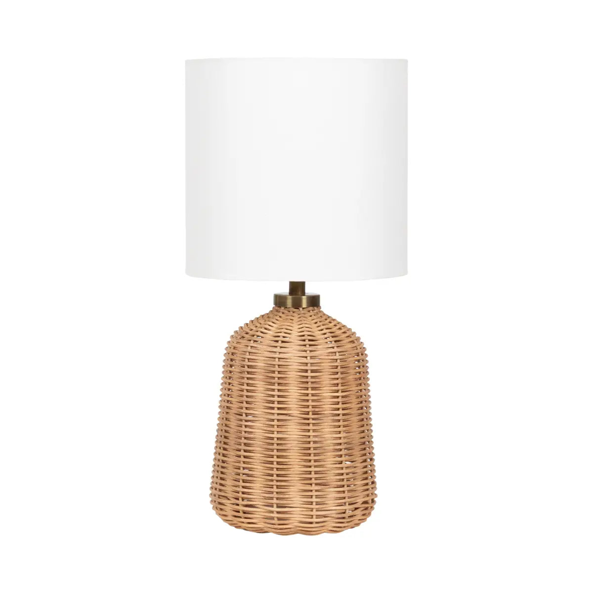 Wylla Rattan Table Lamp - Natural - kateandlaurel