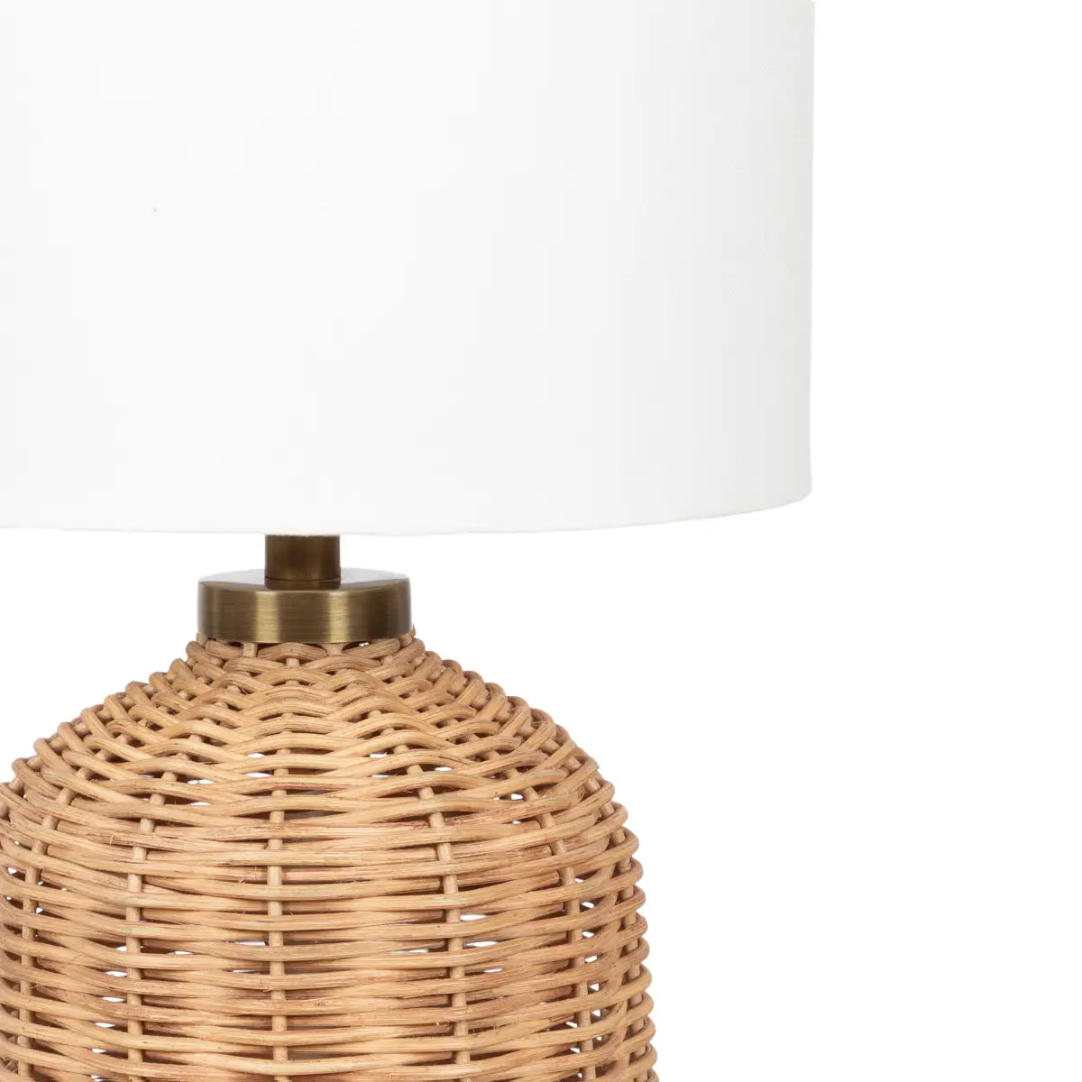 Wylla Rattan Table Lamp - kateandlaurel