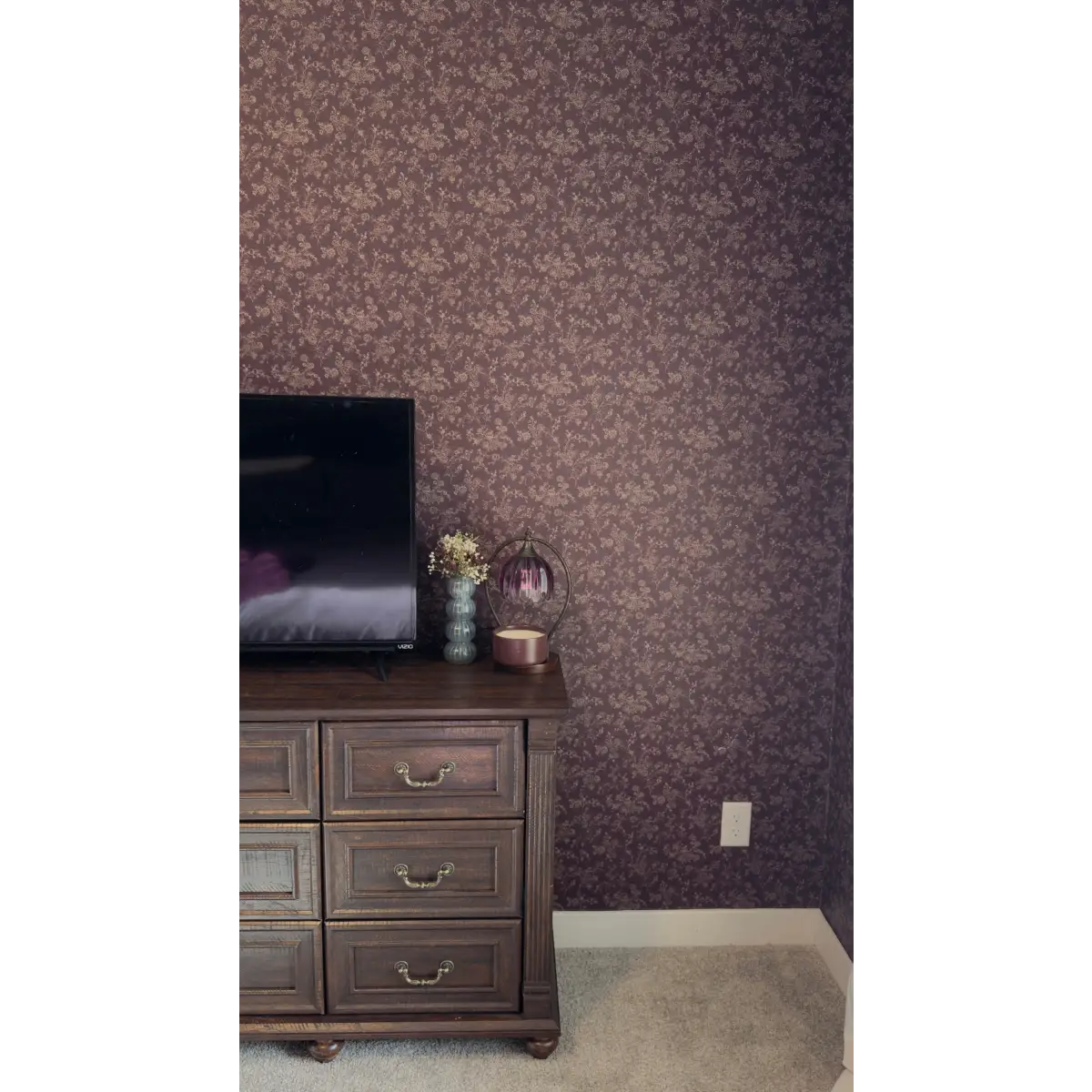 Wynne Wallpaper - Delicate Roses - Line Drawings by Grateful Artsy Soul - Loomwell Home Goods