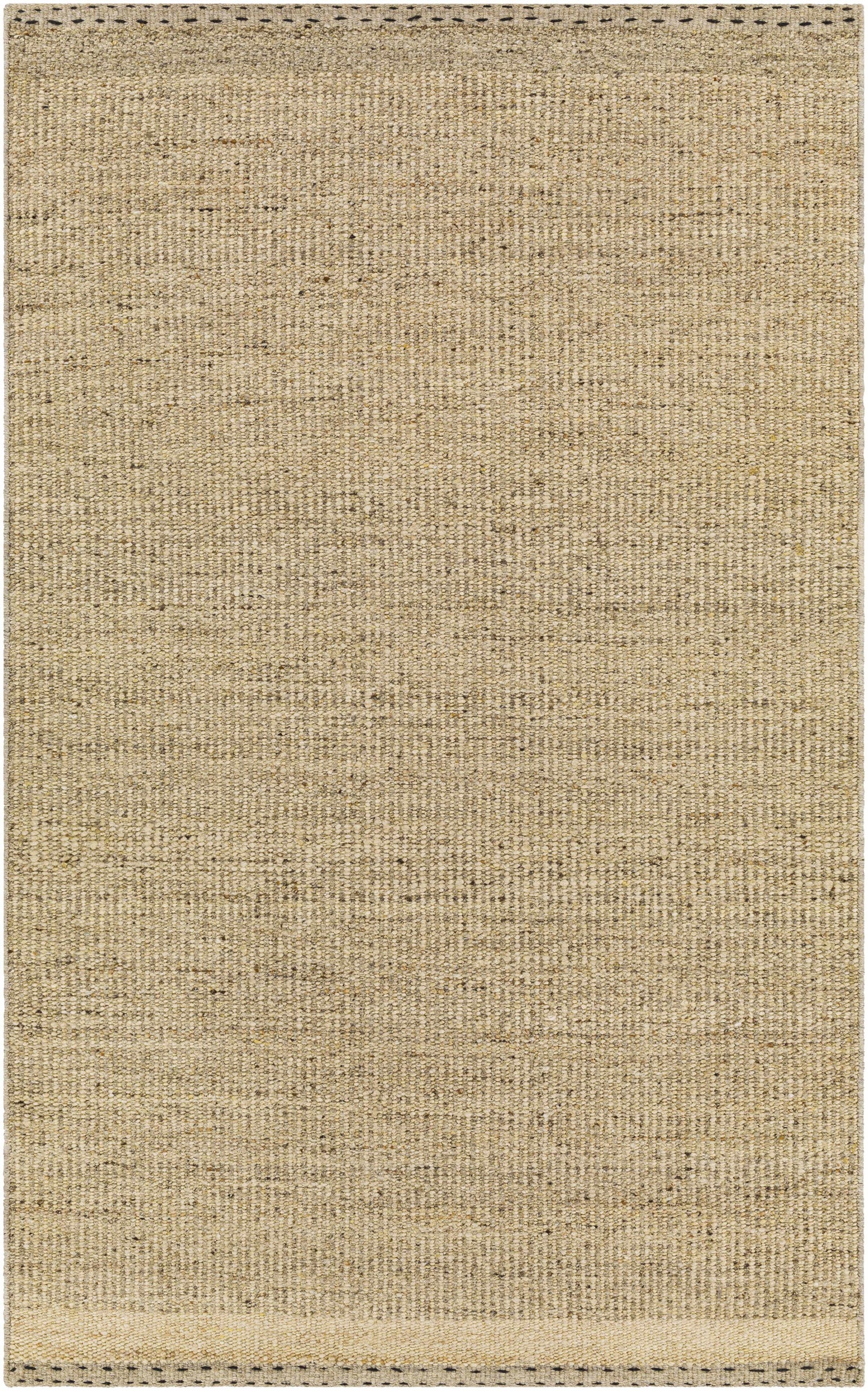 Beige Flat Weave Wool Rug - 5’ x 7’6’’ Rectangle - Boutique Rugs
