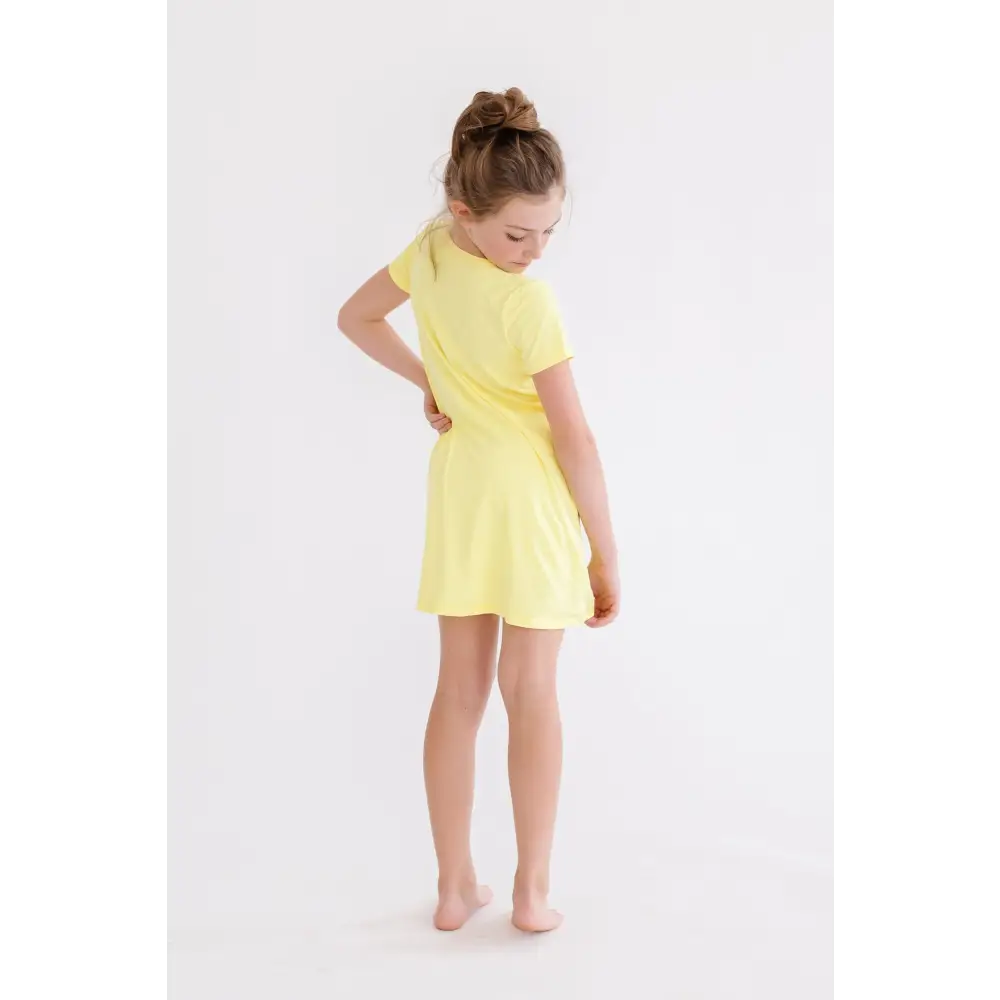 Yellow T-Shirt Dress - Mila & Rose ®