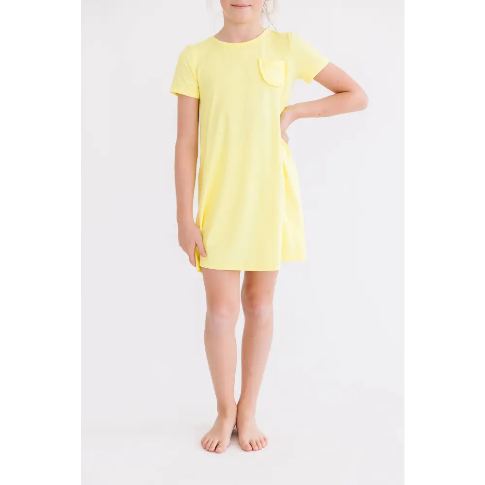 Yellow T-Shirt Dress - Mila & Rose ®