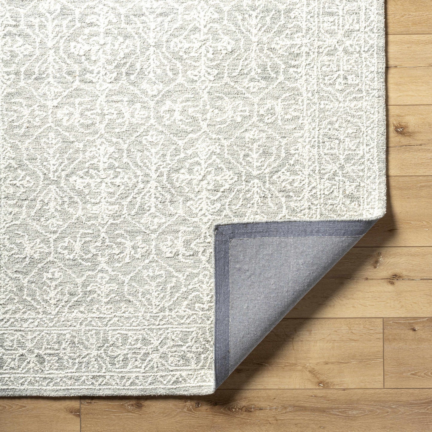 Gray Wool Area Rug - Boutique Rugs