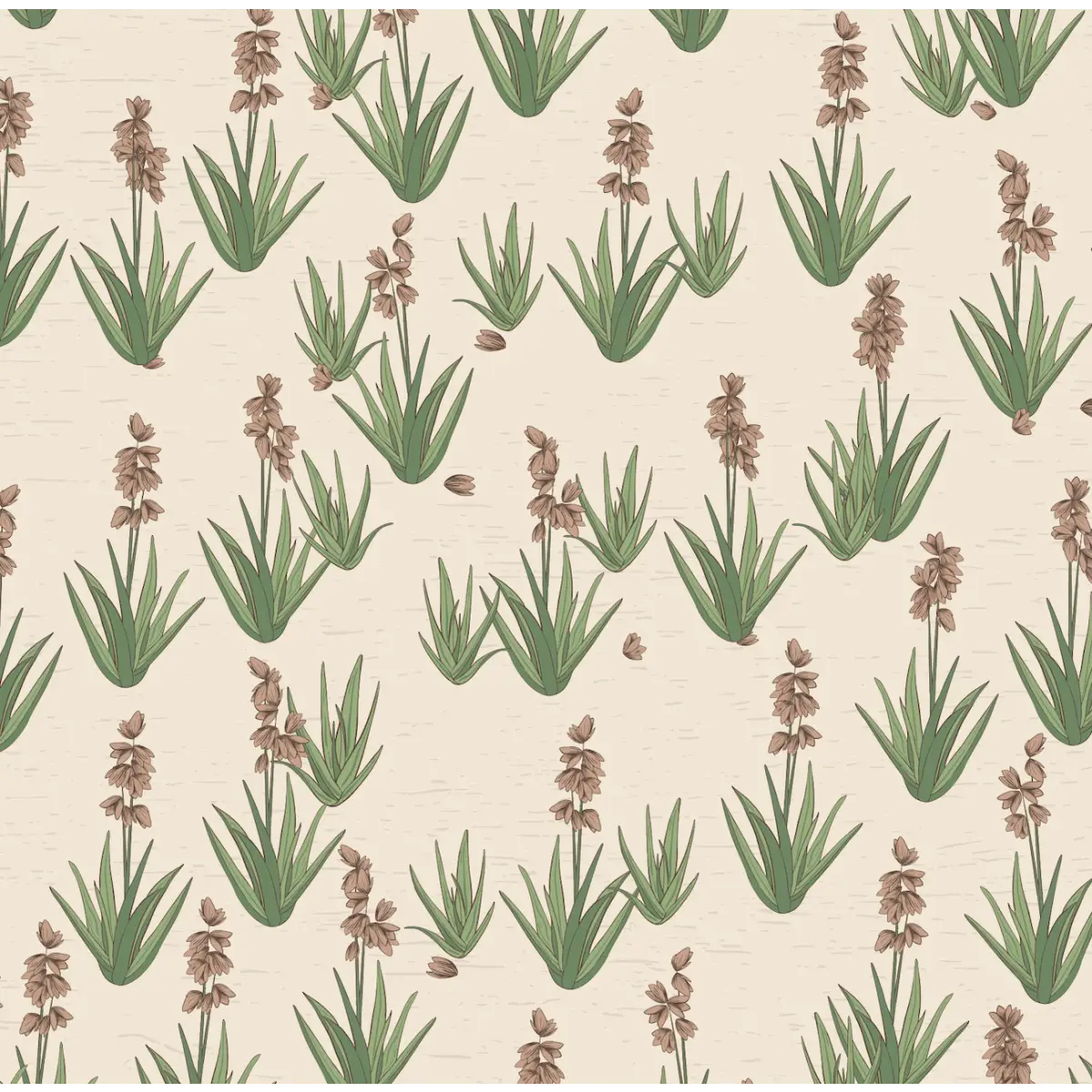 Yucca Wallpaper Mural - Green Desert Cactus - by Lee Art - Sample 1 foot by 1 foot / Large - Loomwell Home Goods
