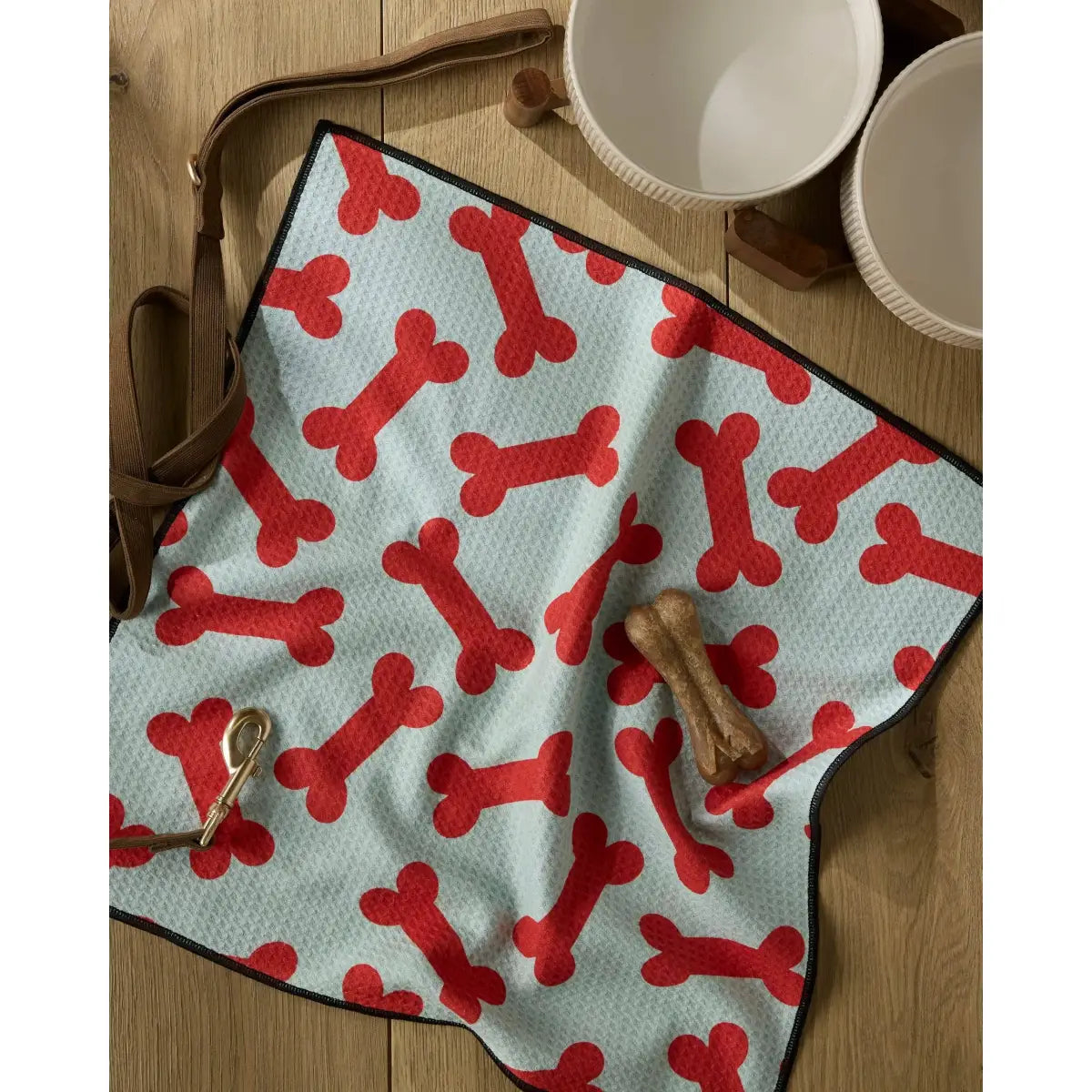 Paw Towel - Yuletide Pup for Christmas Dog Gift - Geometry