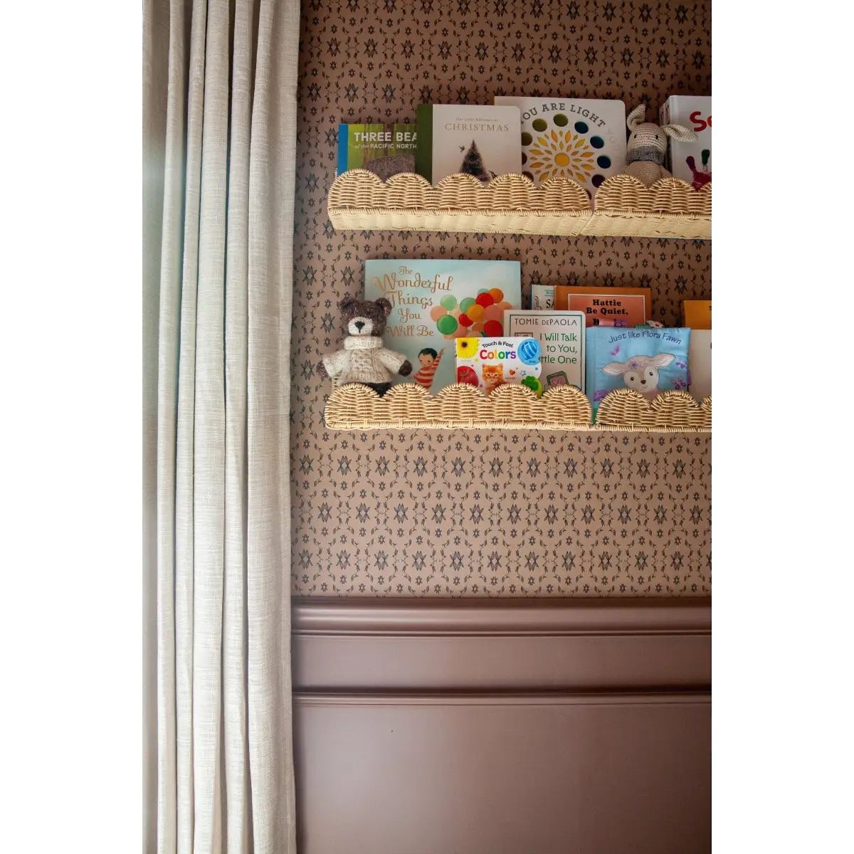 Zara Wallpaper - Tiny Stars Pattern - by Thoroughfare Design - Loomwell Home Goods