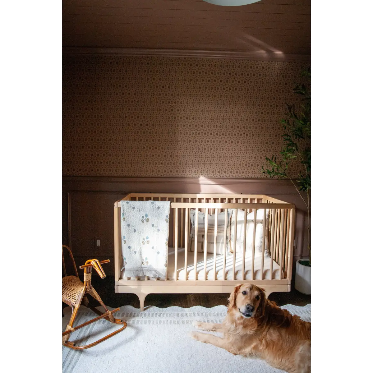 Zara Wallpaper - Tiny Stars Pattern - by Thoroughfare Design - Loomwell Home Goods