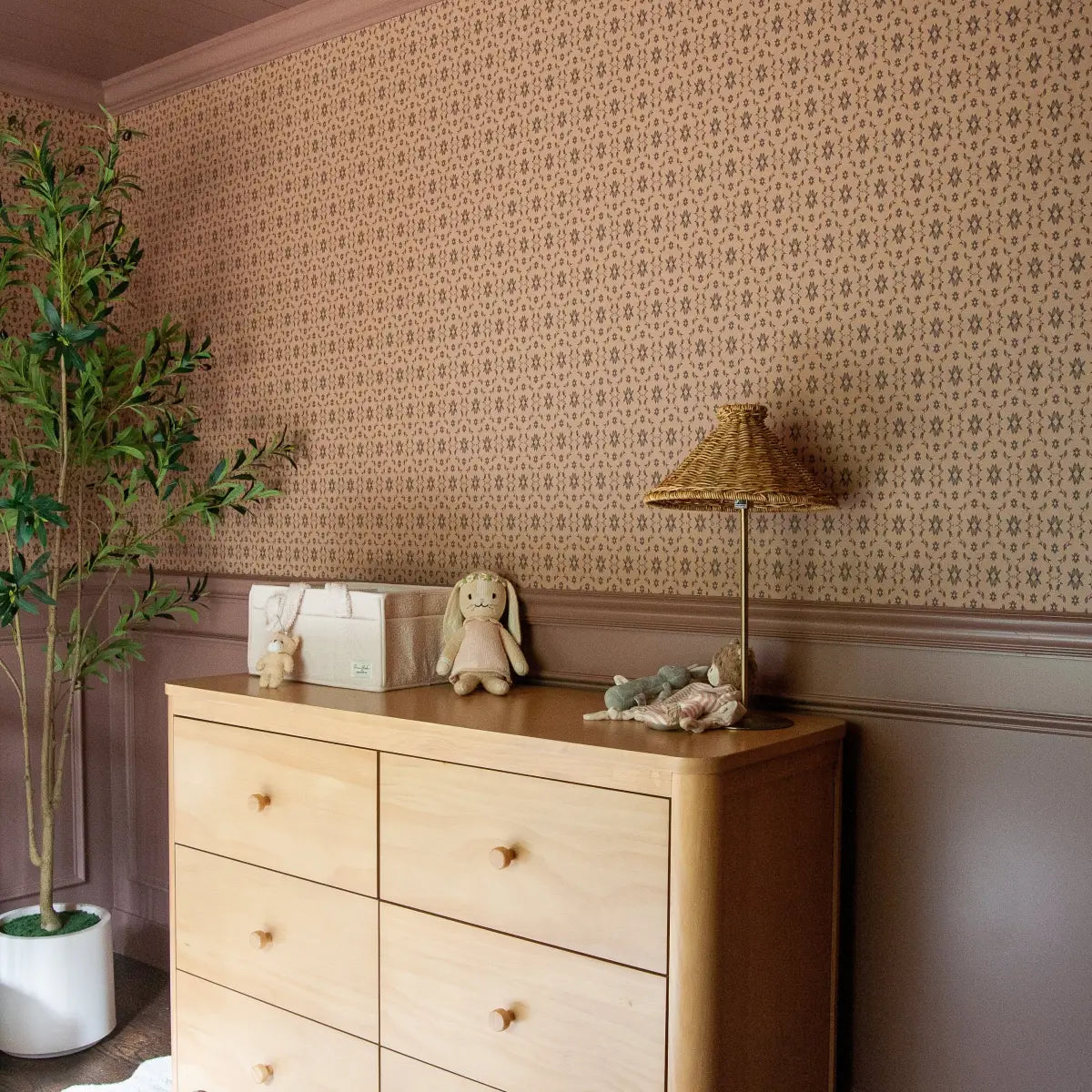 Zara Wallpaper - Tiny Stars Pattern - by Thoroughfare Design - Loomwell Home Goods