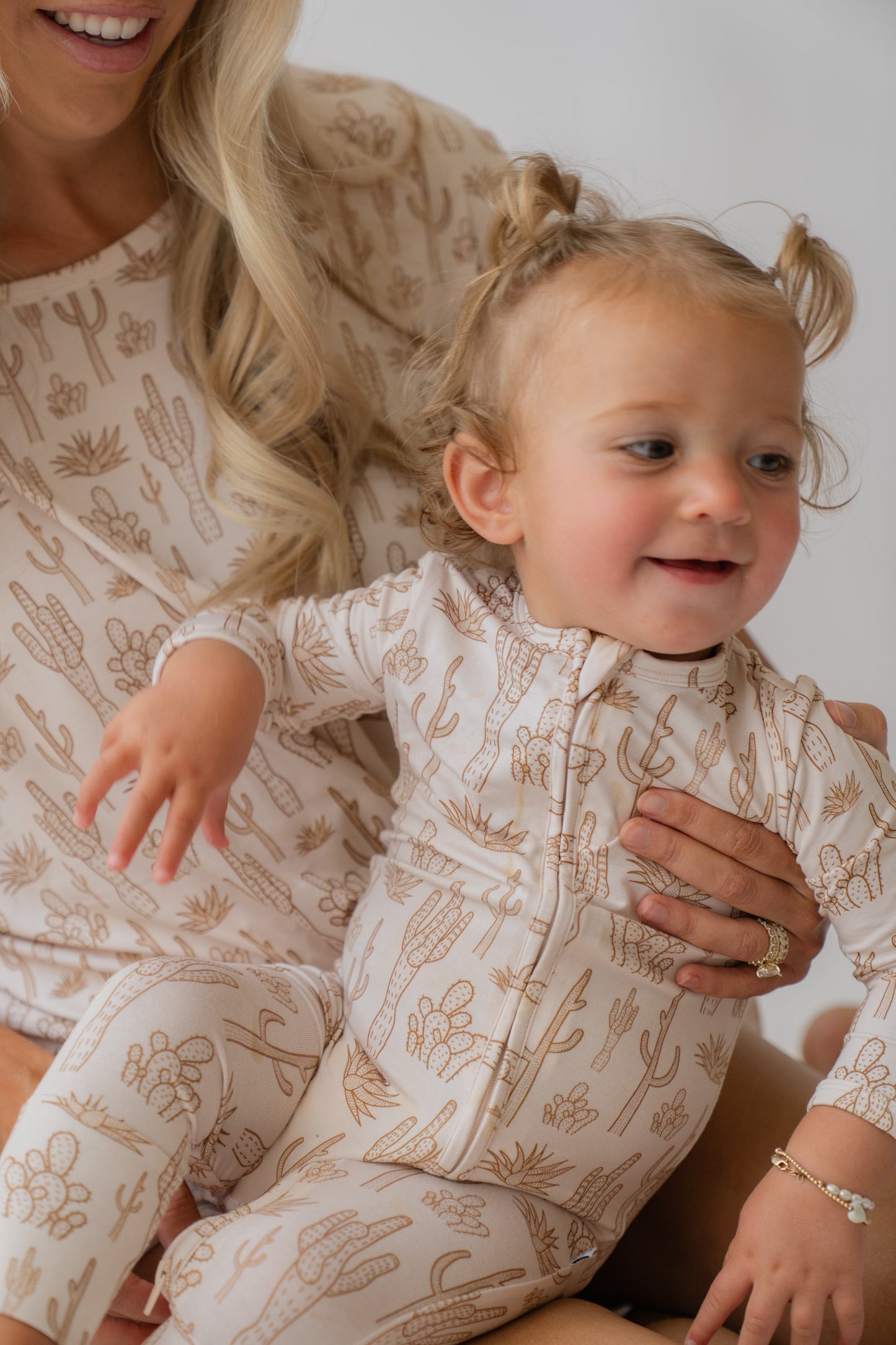 Bamboo Zip Romper Outfit - Cactus - Annie Bean