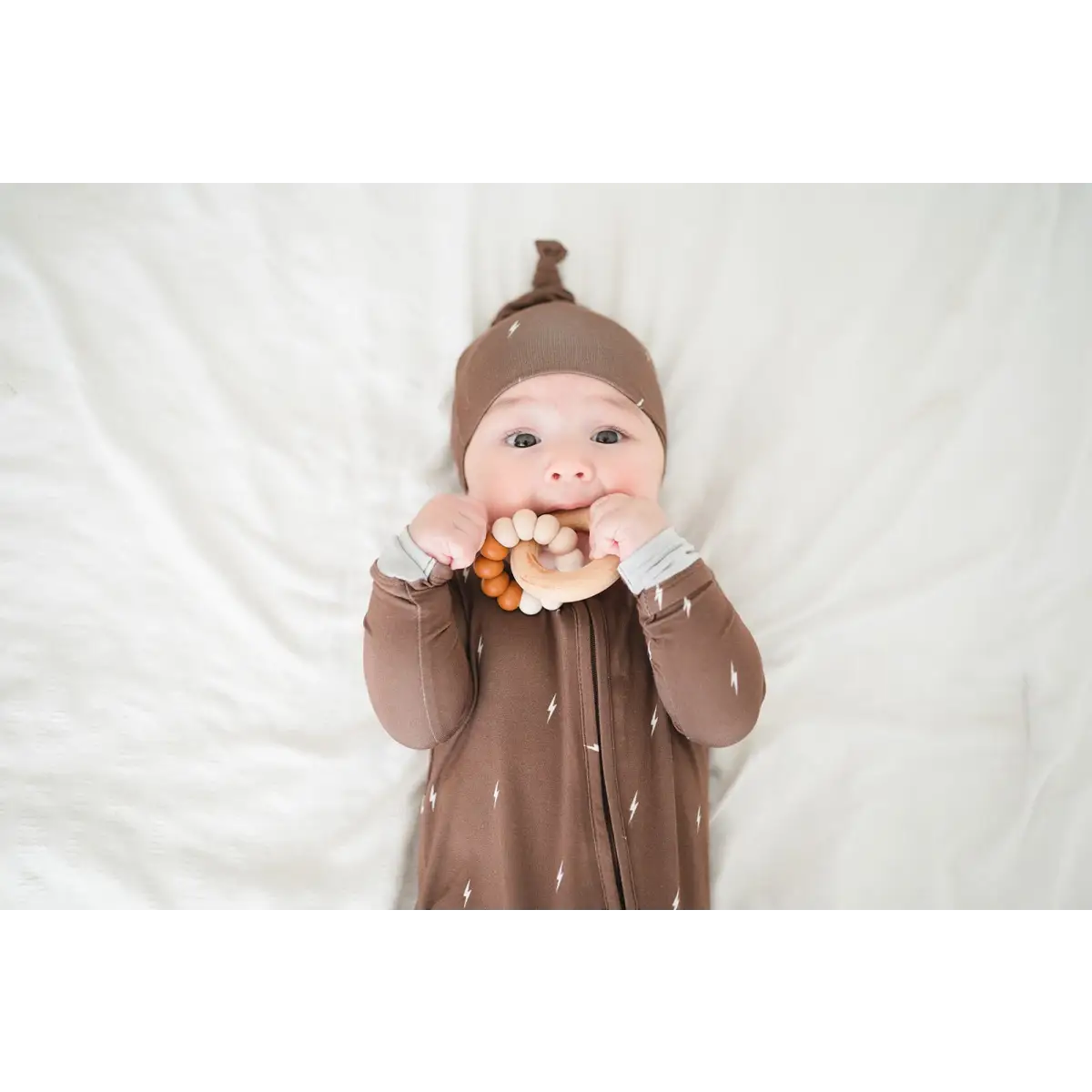 Zipper Romper - Brown Lightning - Harp Angel Boutique