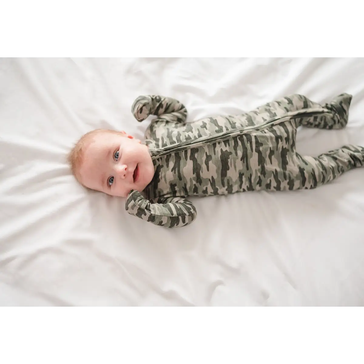 Zipper Romper - Camo - Harp Angel Boutique