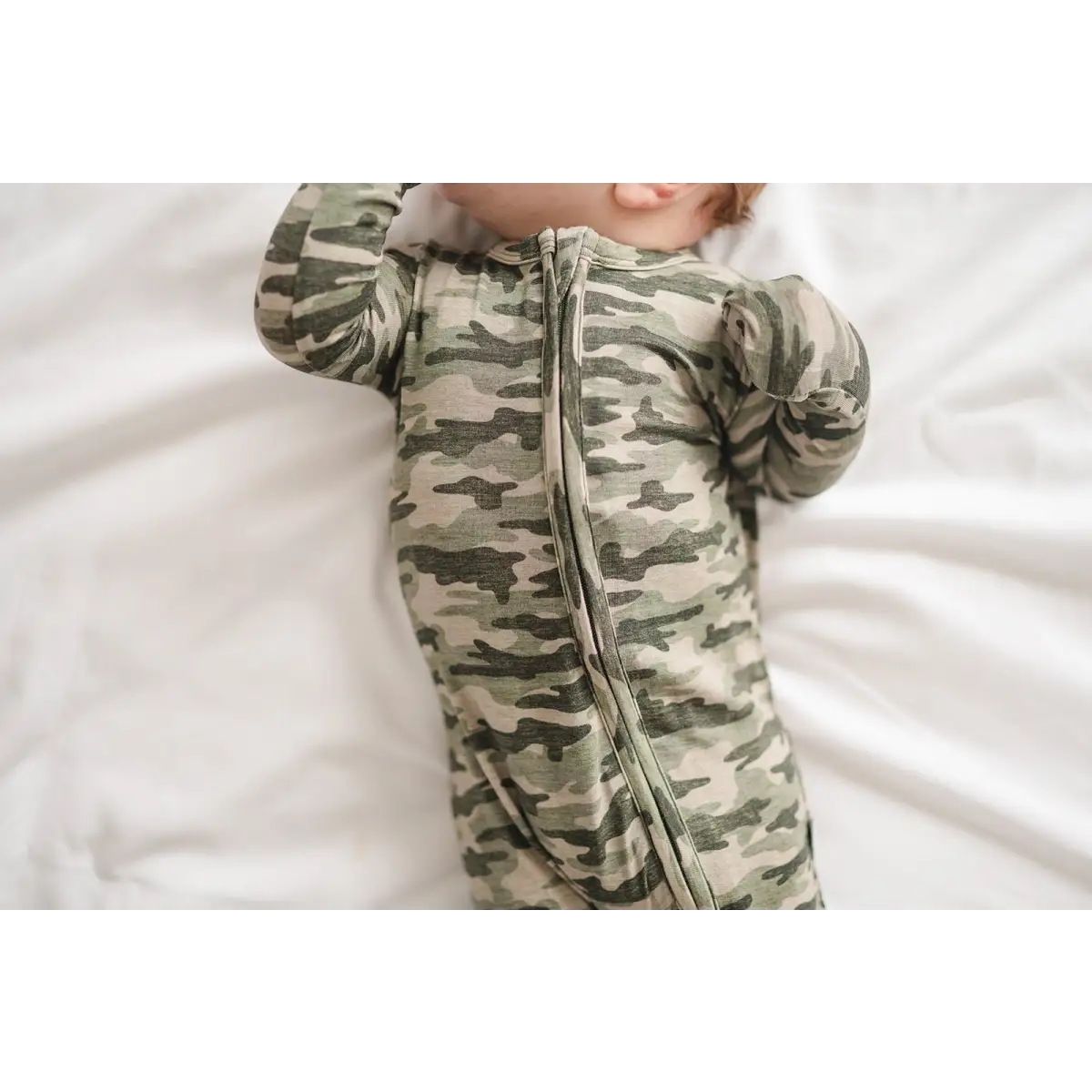 Zipper Romper - Camo - Harp Angel Boutique