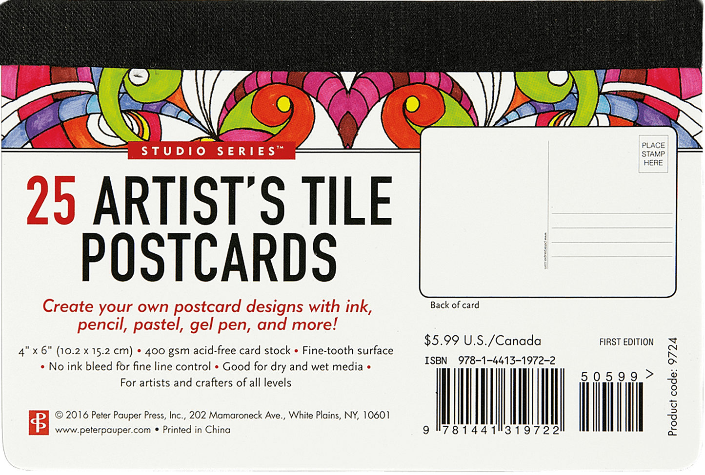 Art Postcards package front