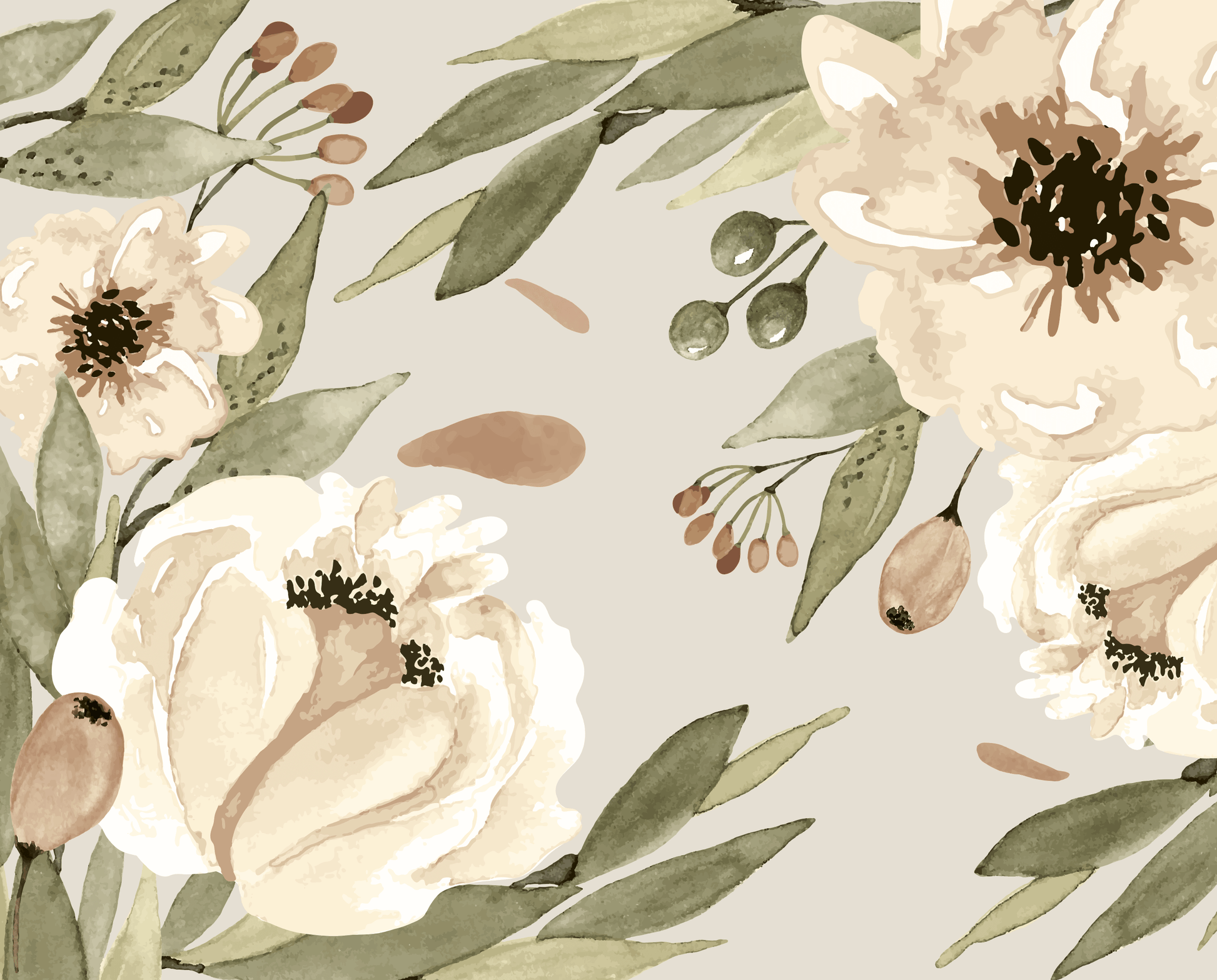 Mabels Meadow Wallpaper Design