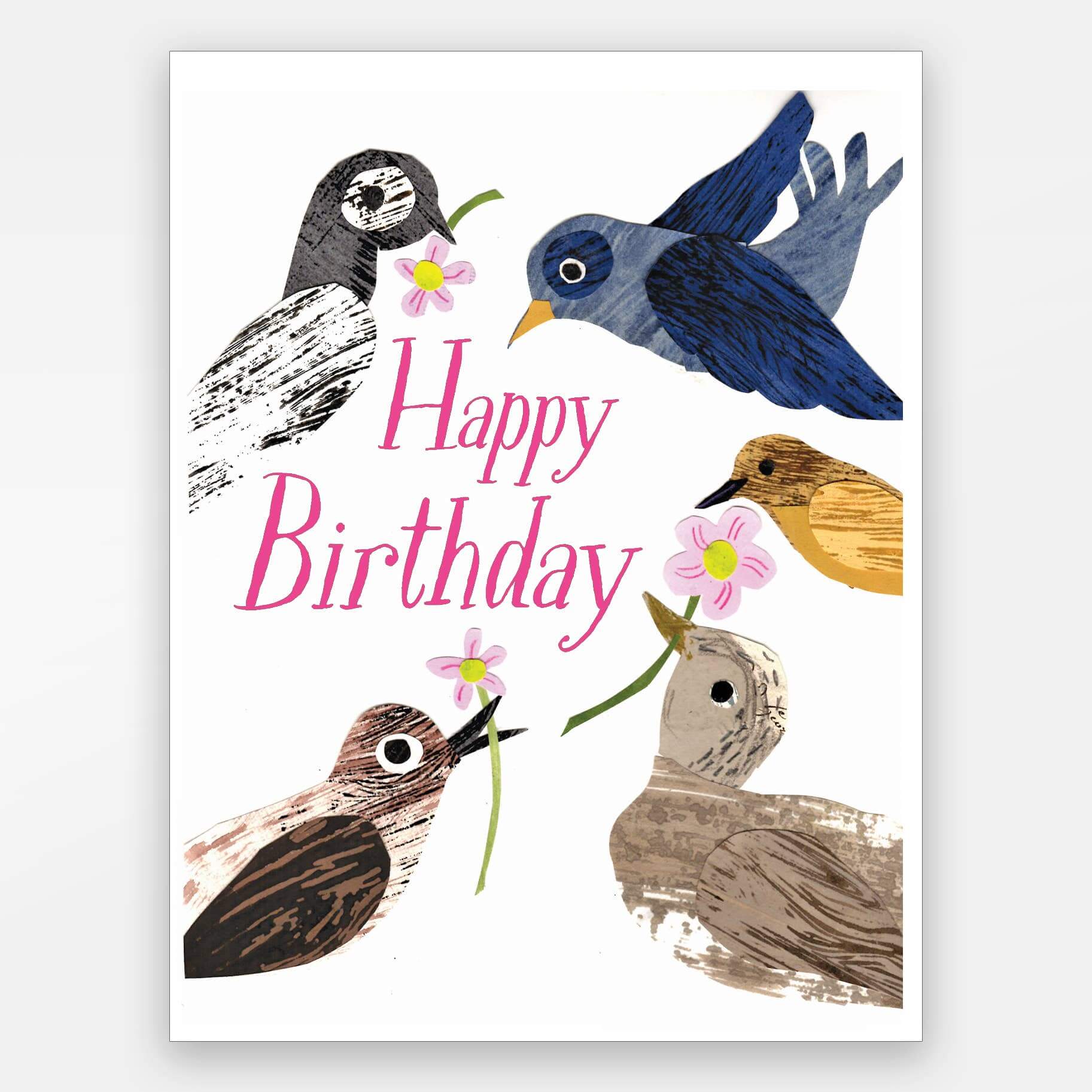 Happy Birthday birds card