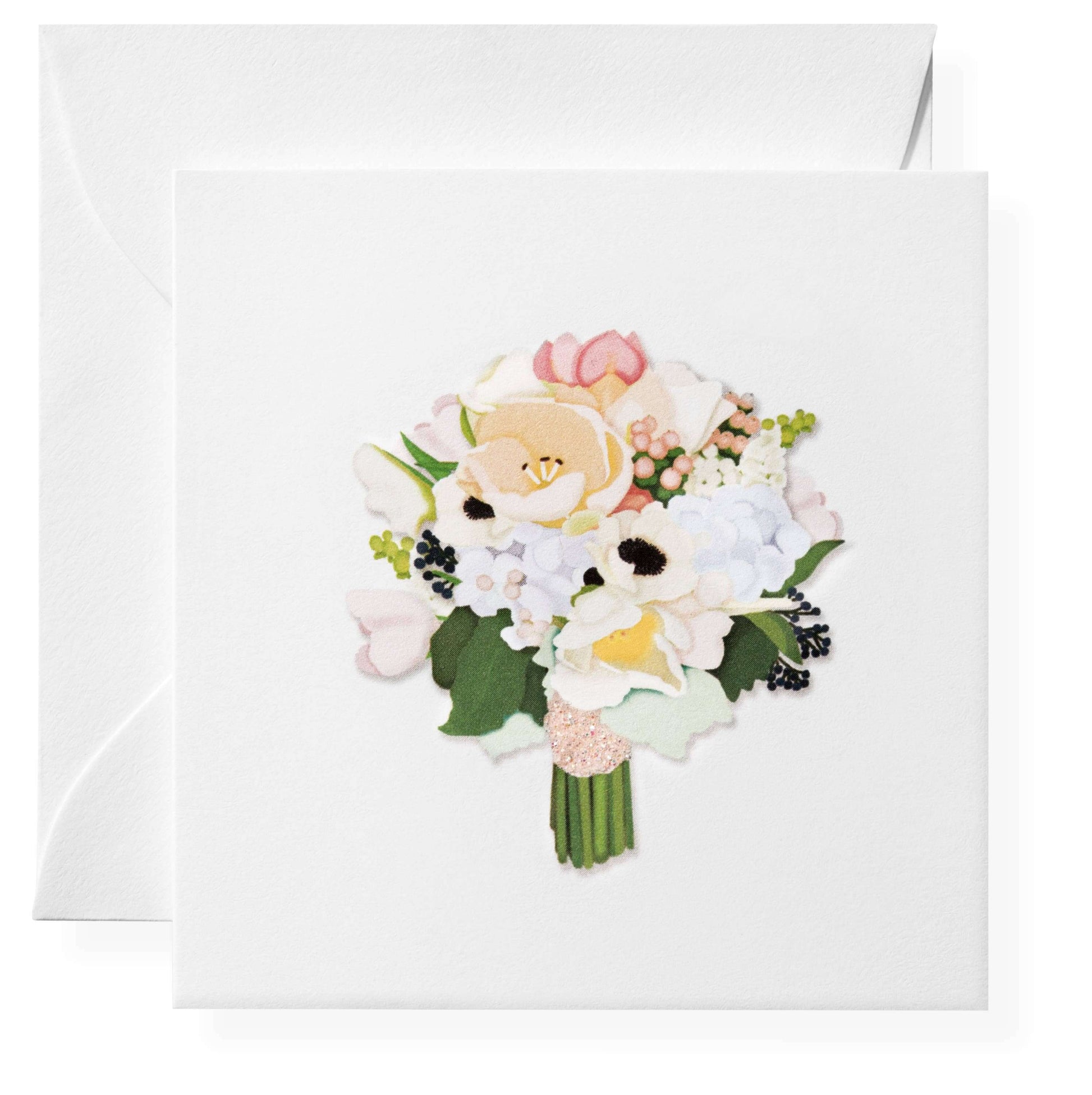 Gift Enclosure Card - Flower Bouquet