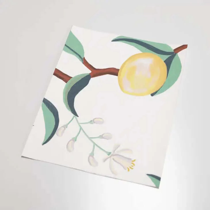 Lemon Swirl Wallpaper Sample