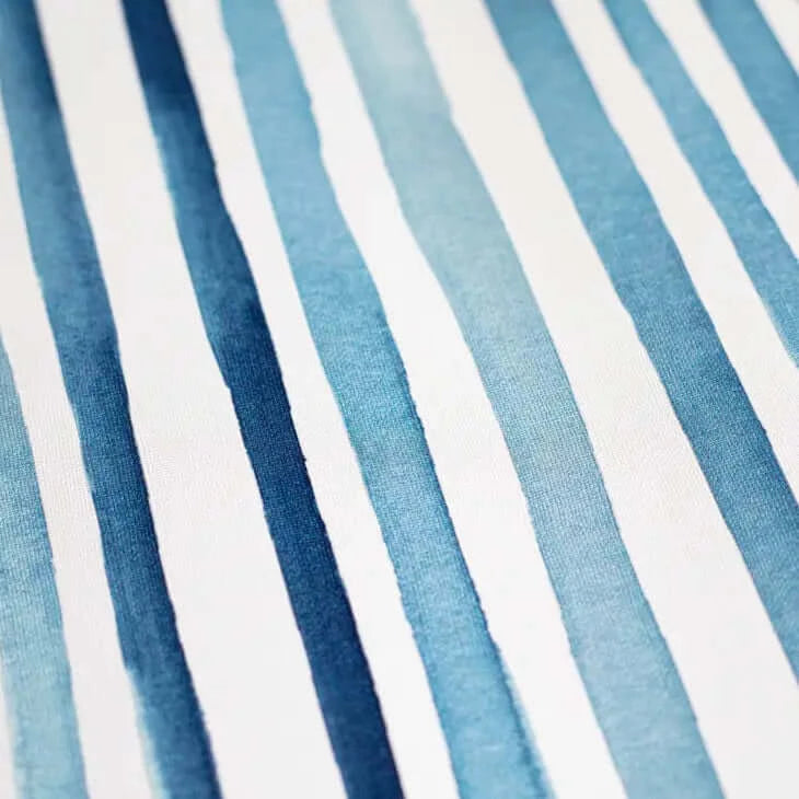Seaside Stripe Wallpaper Closeup
